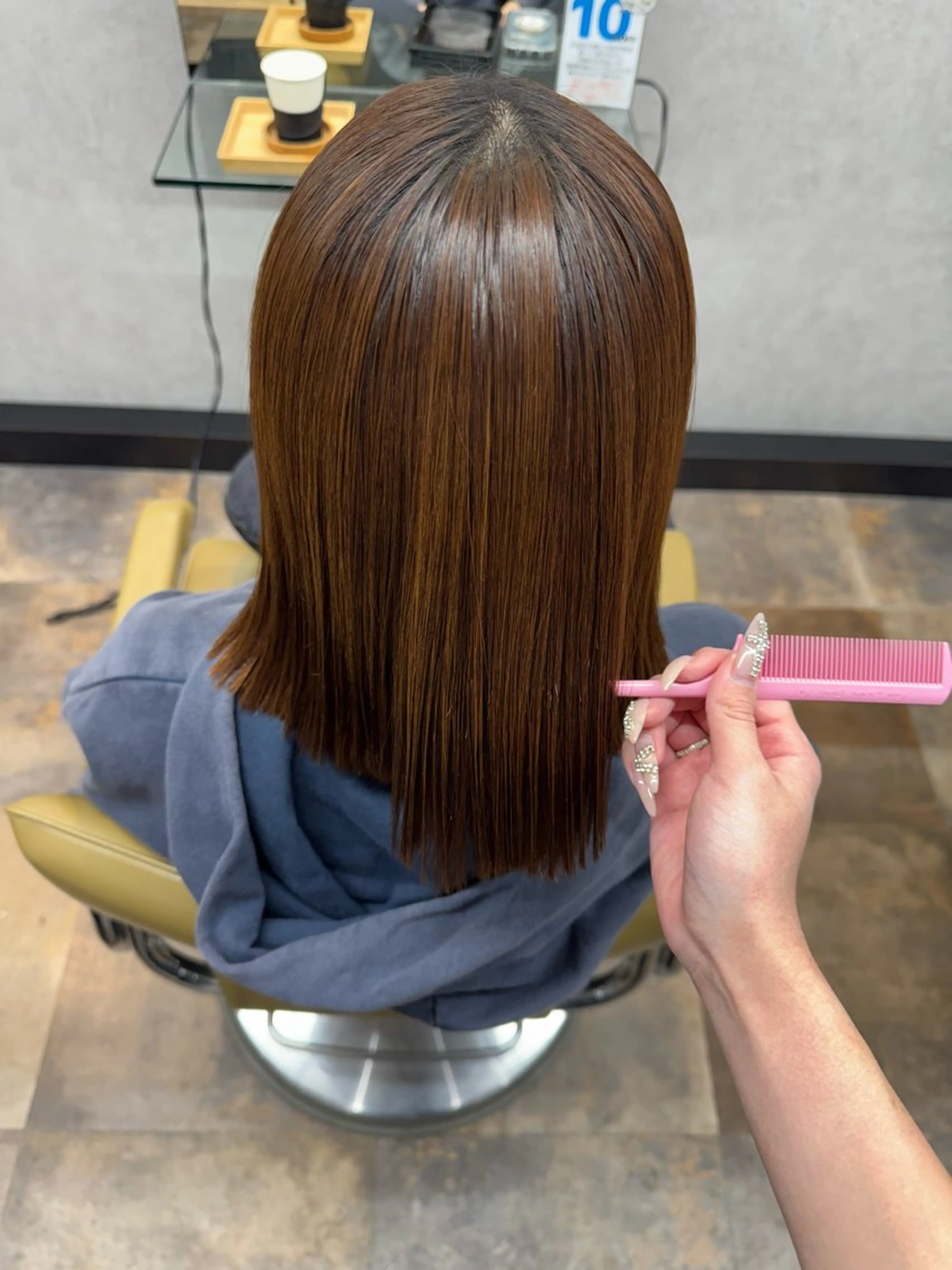 ミディアム 縮毛矯正 女性限定 / AYANO 💗🪽のヘアスタイル