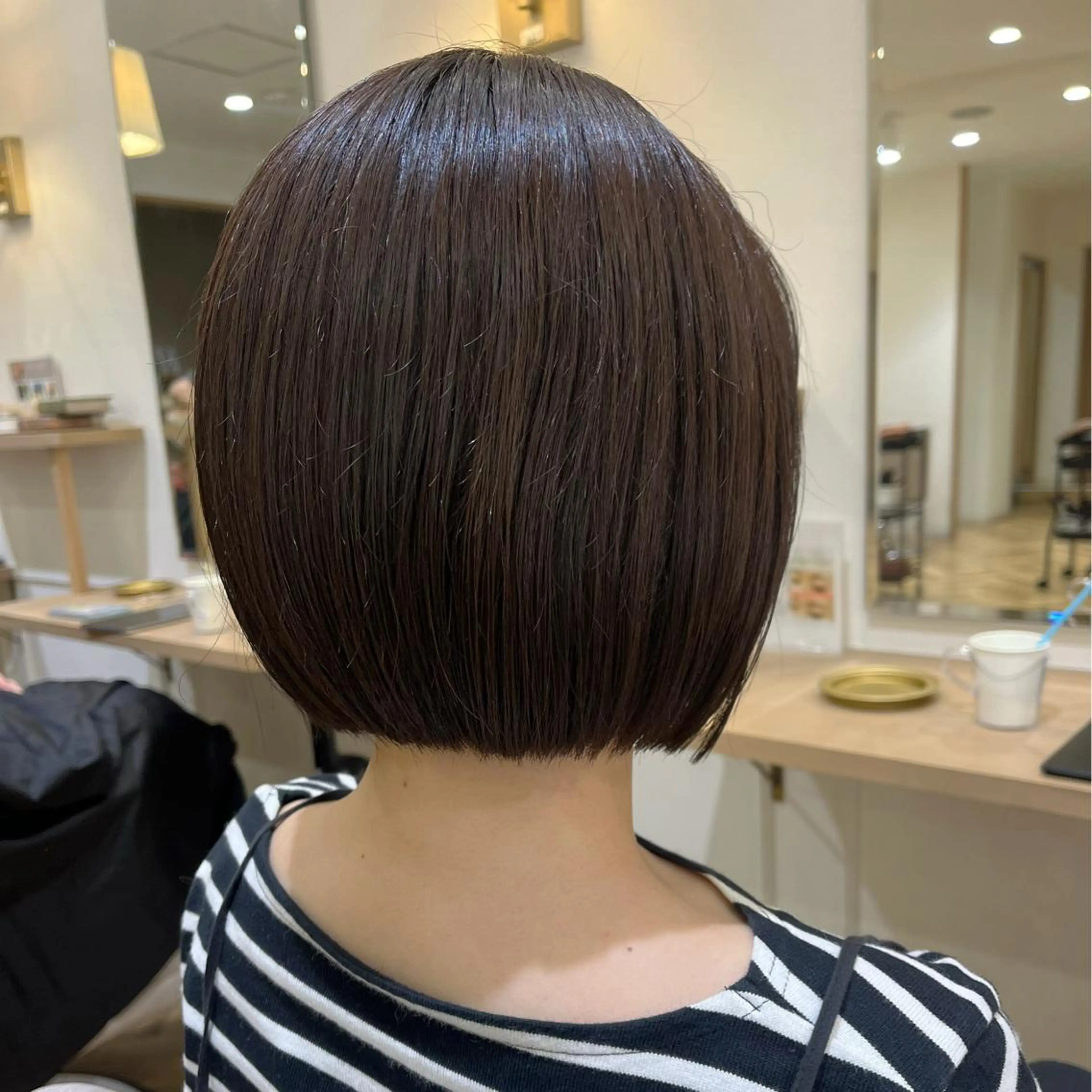 ショート カット ヘアカラー 韓国ﾍｱ&ｼｮｰﾄ ボブ💜桑原のヘアスタイル