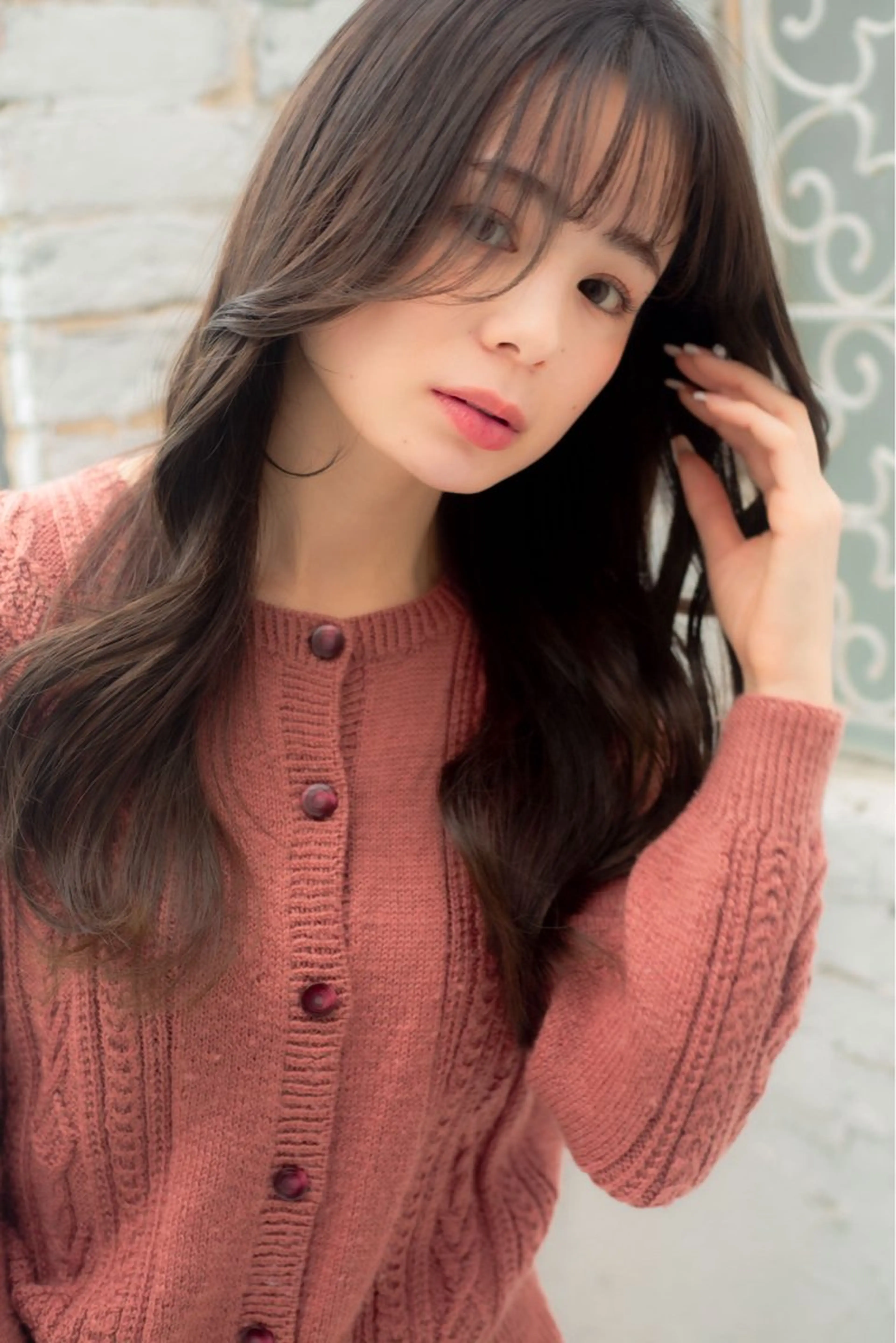 ロング カット ヘアカラー トリートメント 産休中2026.4月 復帰予定/野崎華代のヘアスタイル