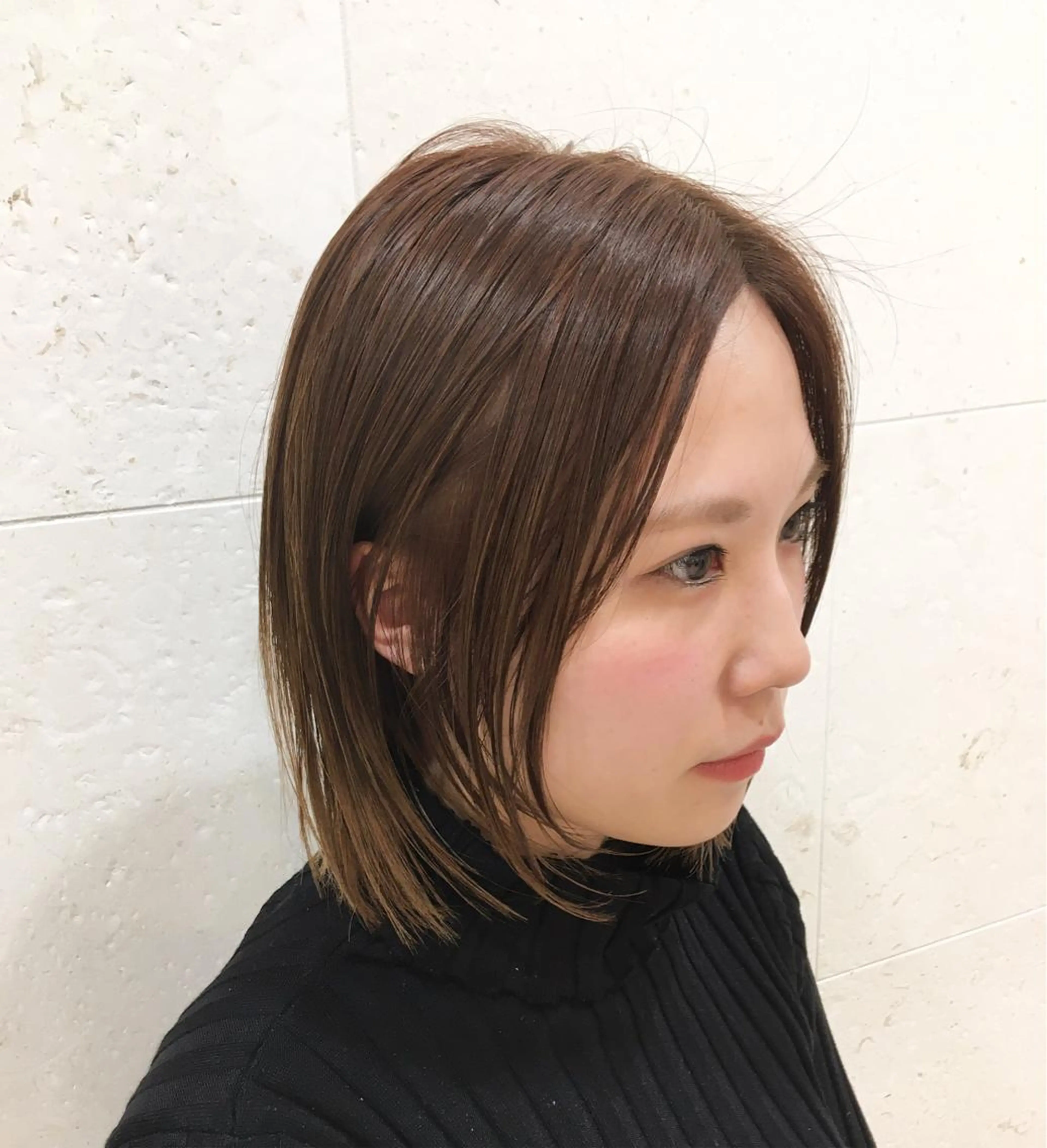 ショート カラー ベージュカラー オレンジ オレンジベージュ 斉藤 貴也のヘアスタイル