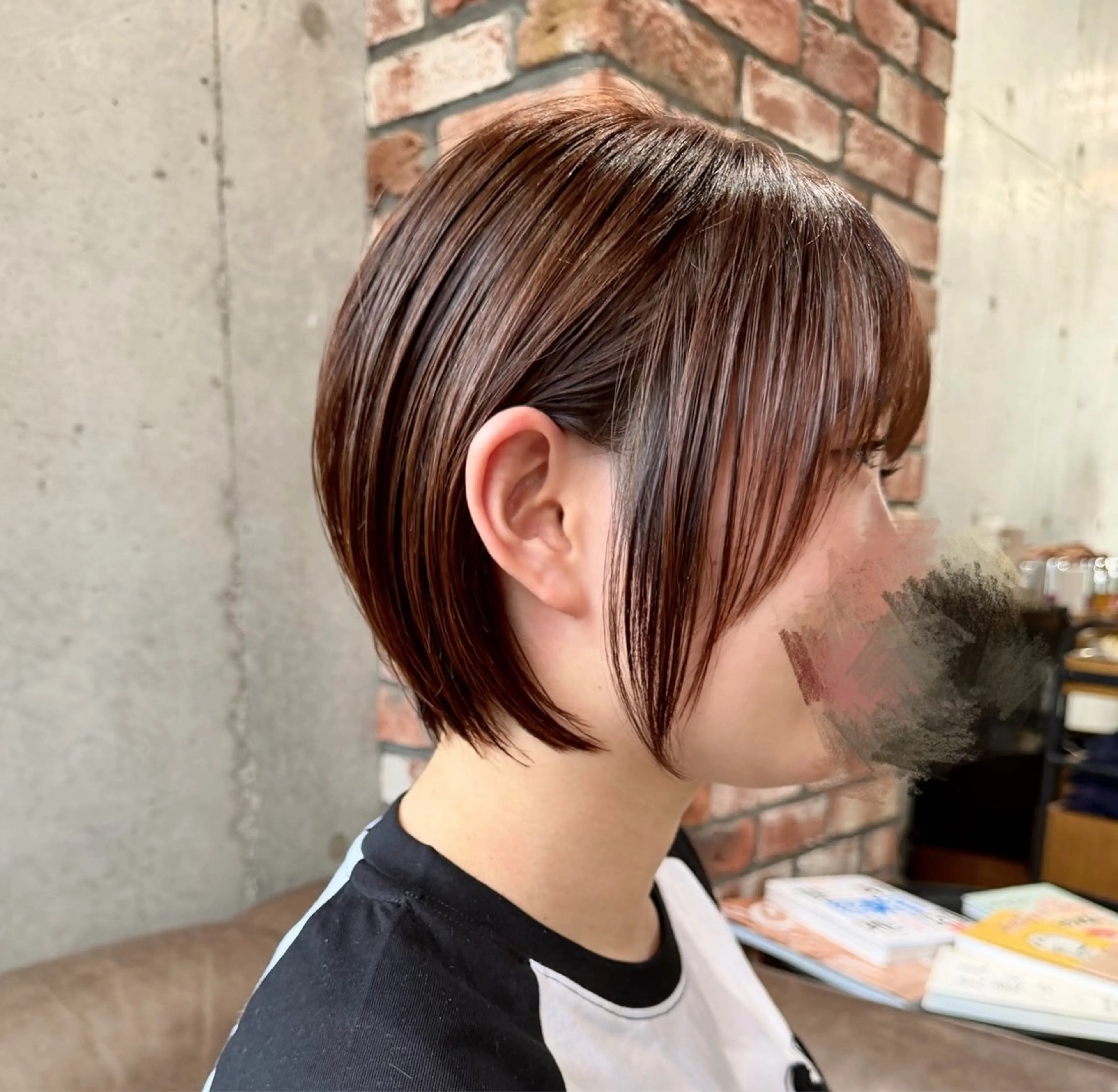 ショート ショートボブ 丸みショート ボブ ショートヘア 似合わせ大人ショート ◎TheC 西野瑛斗のヘアスタイル