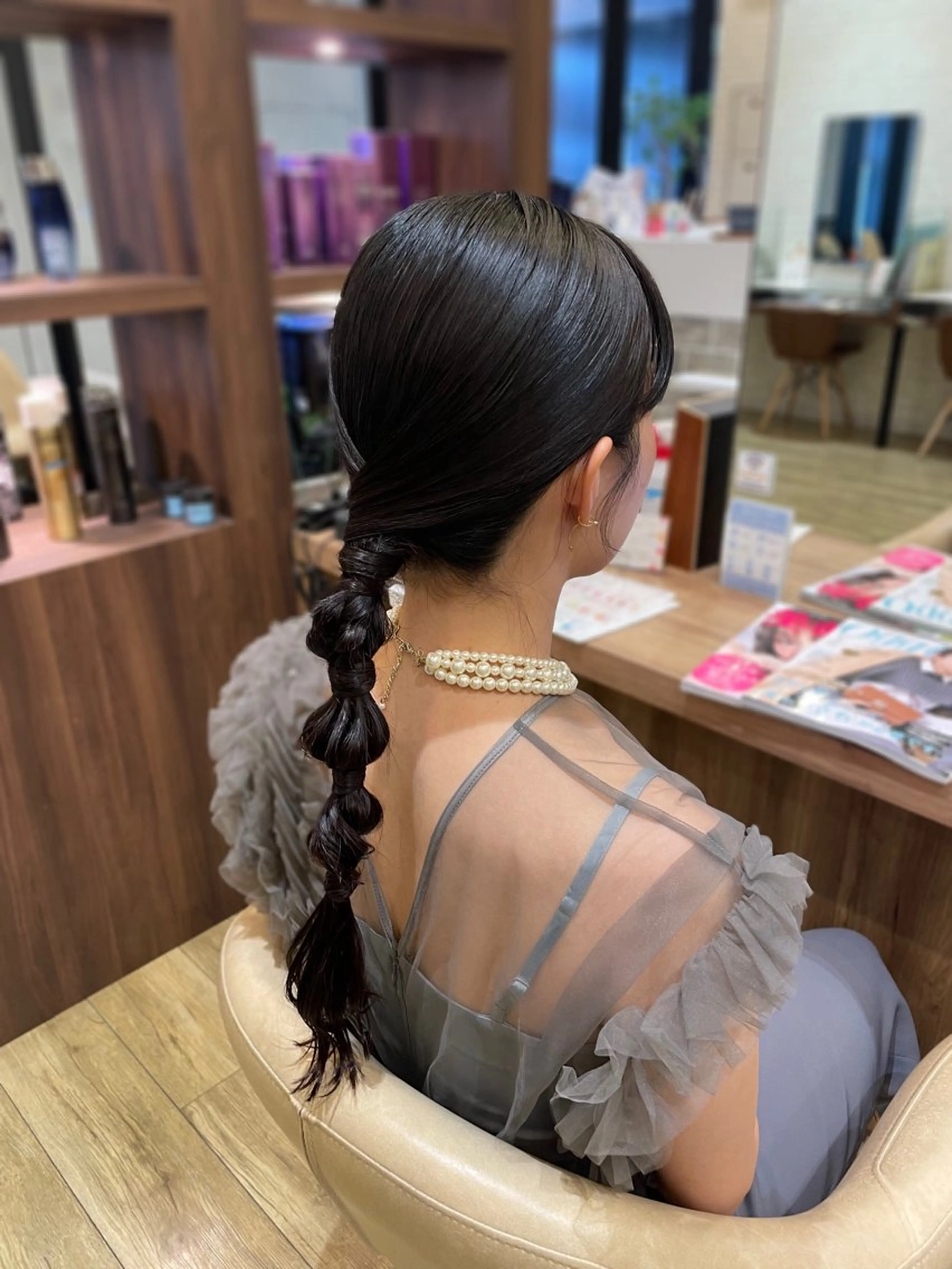 ロング ヘアアレンジ ヘアセット 本多 美羽のヘアスタイル