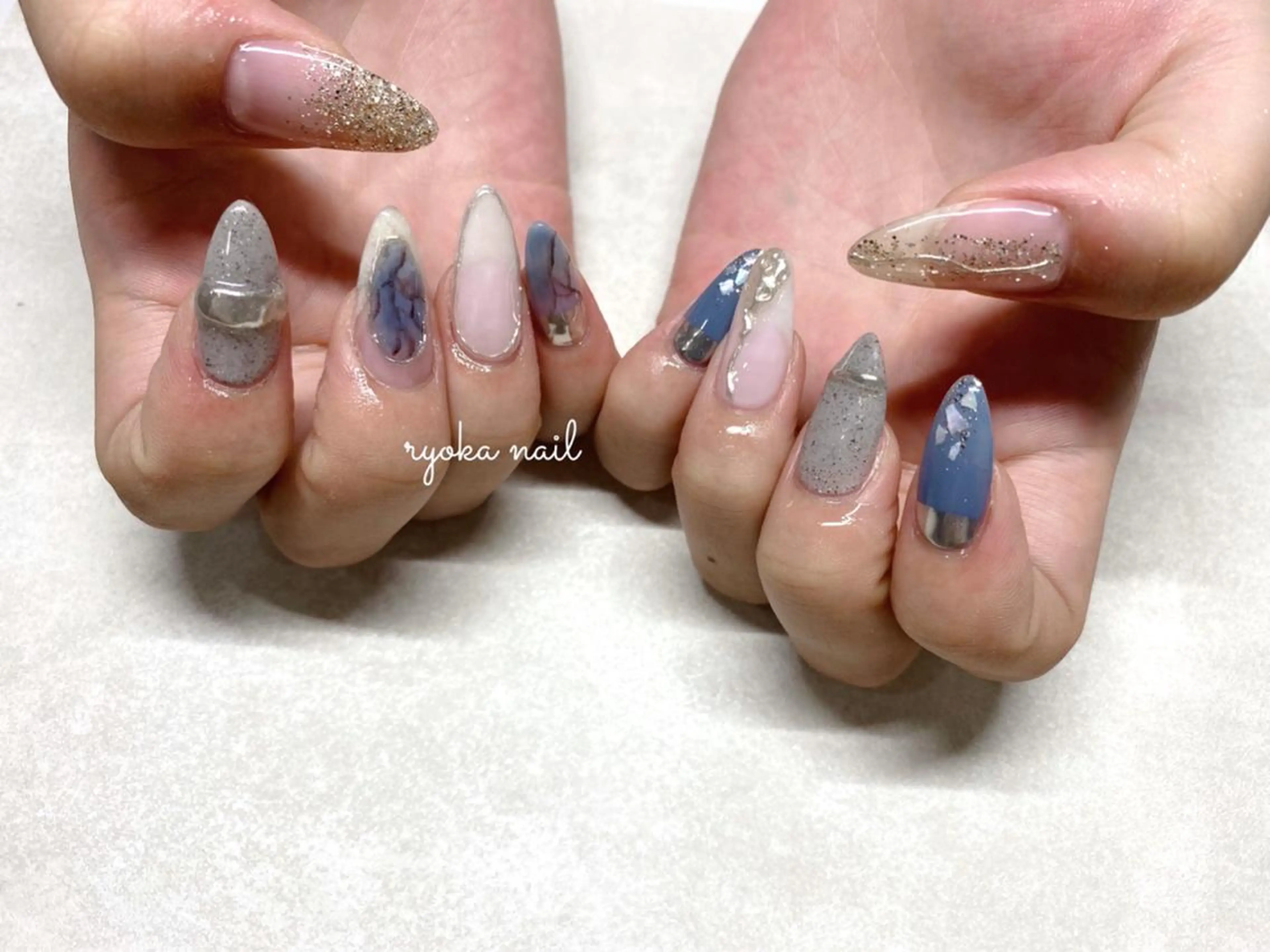 ネイル Twinklenail所属・ryoka nailのネイルデザイン