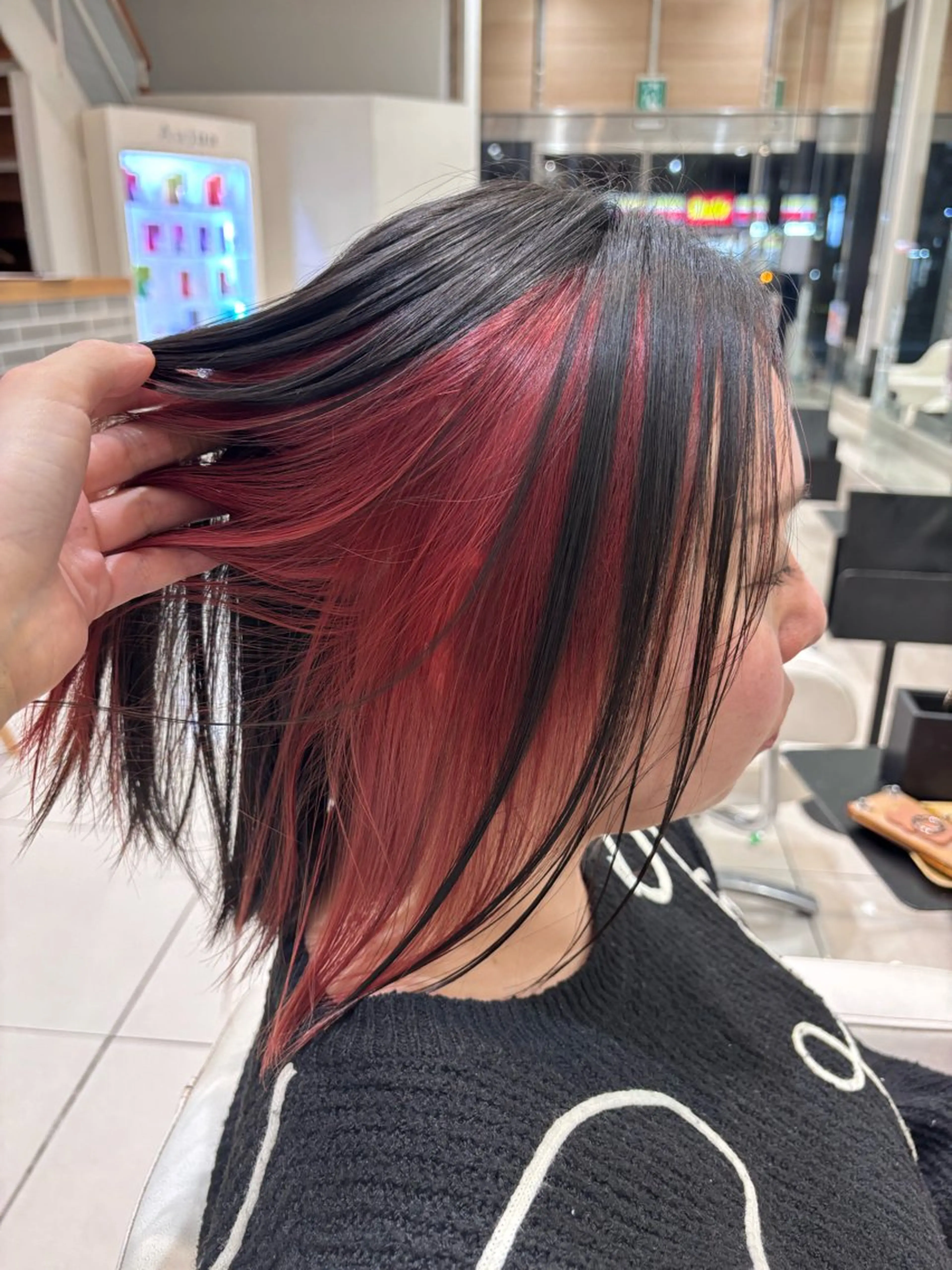 ミディアム 髪質改善 ヘアカラー avance深井所属・🫧髪質改善🫧山口 碧のヘアスタイル