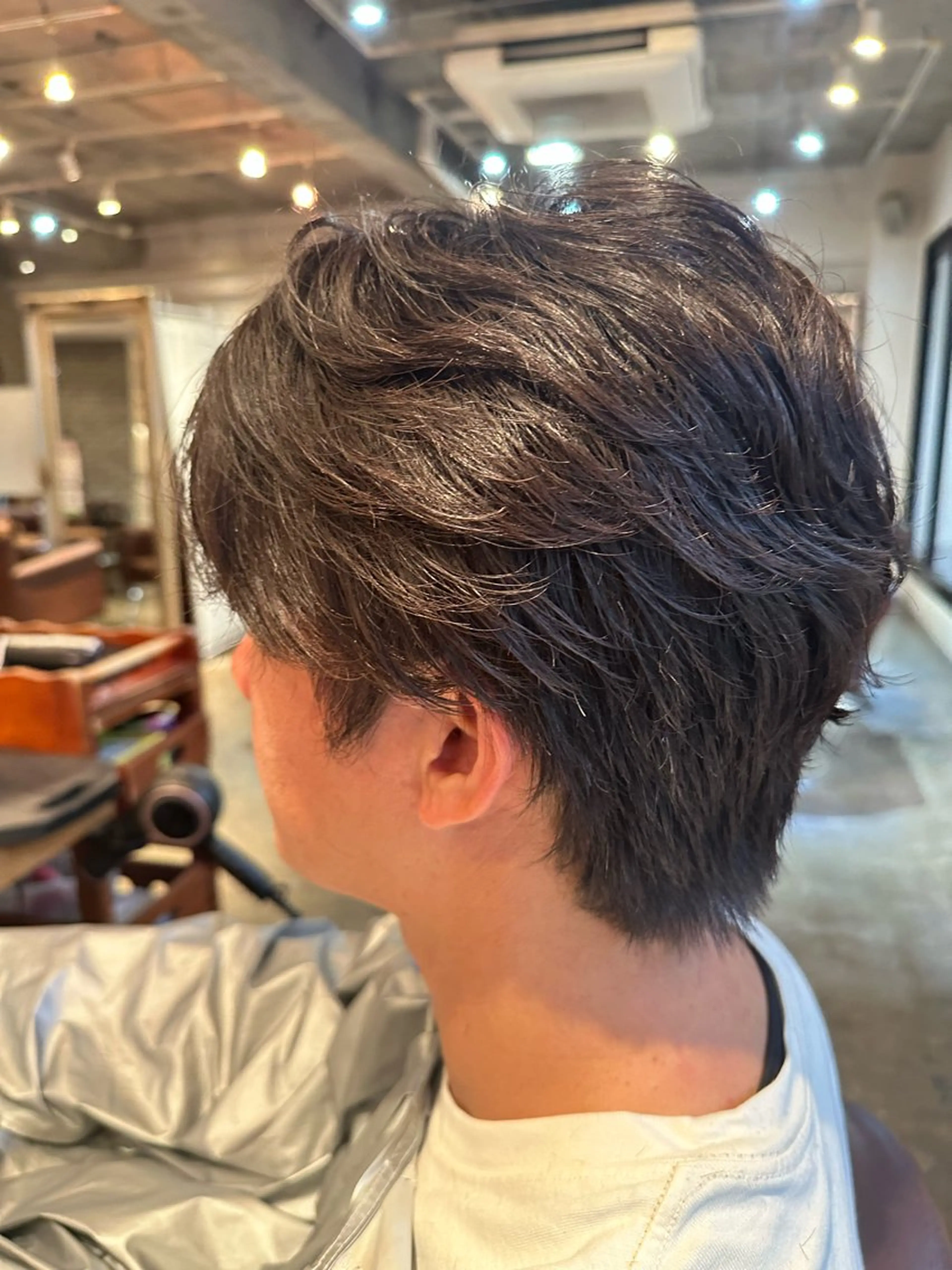 メンズ メンズパーマ カット パーマ トリートメント 髪質改善/レイヤー/ ボブ／銀座/平松✂️のヘアスタイル