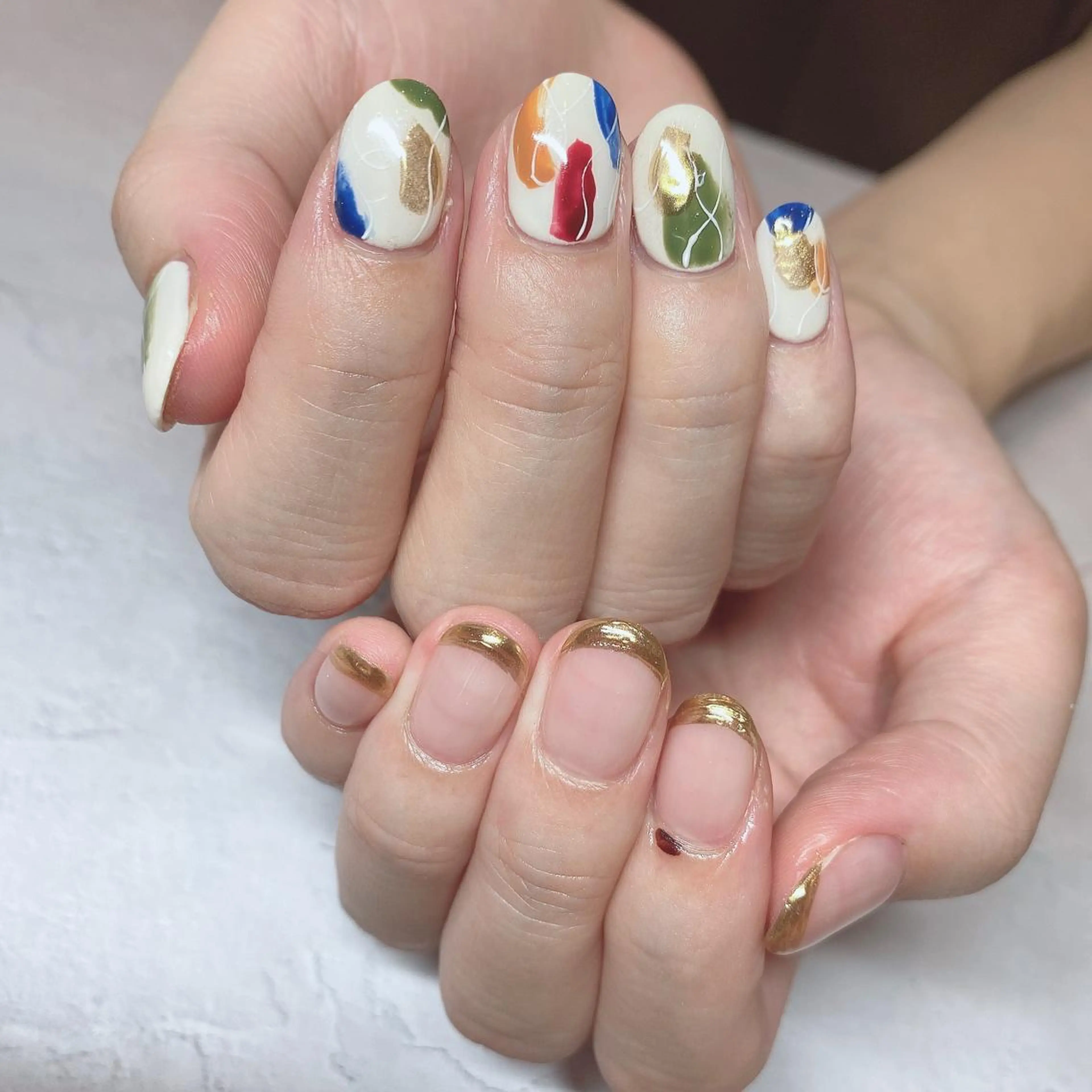 ネイル ミラーネイル ハンドネイル Sympa:) YURIKAのネイルデザイン