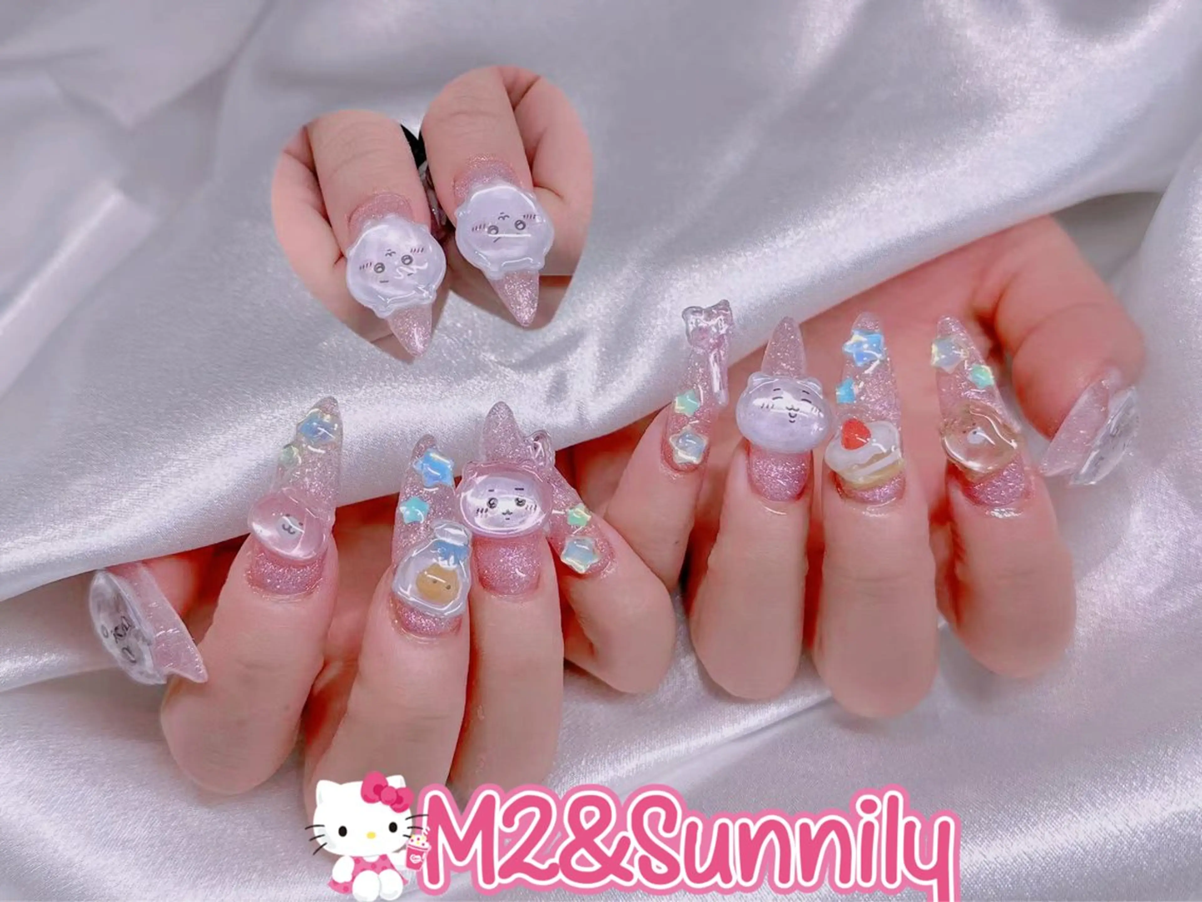 ネイル 長さだし専門店 M2　rikaのネイルデザイン