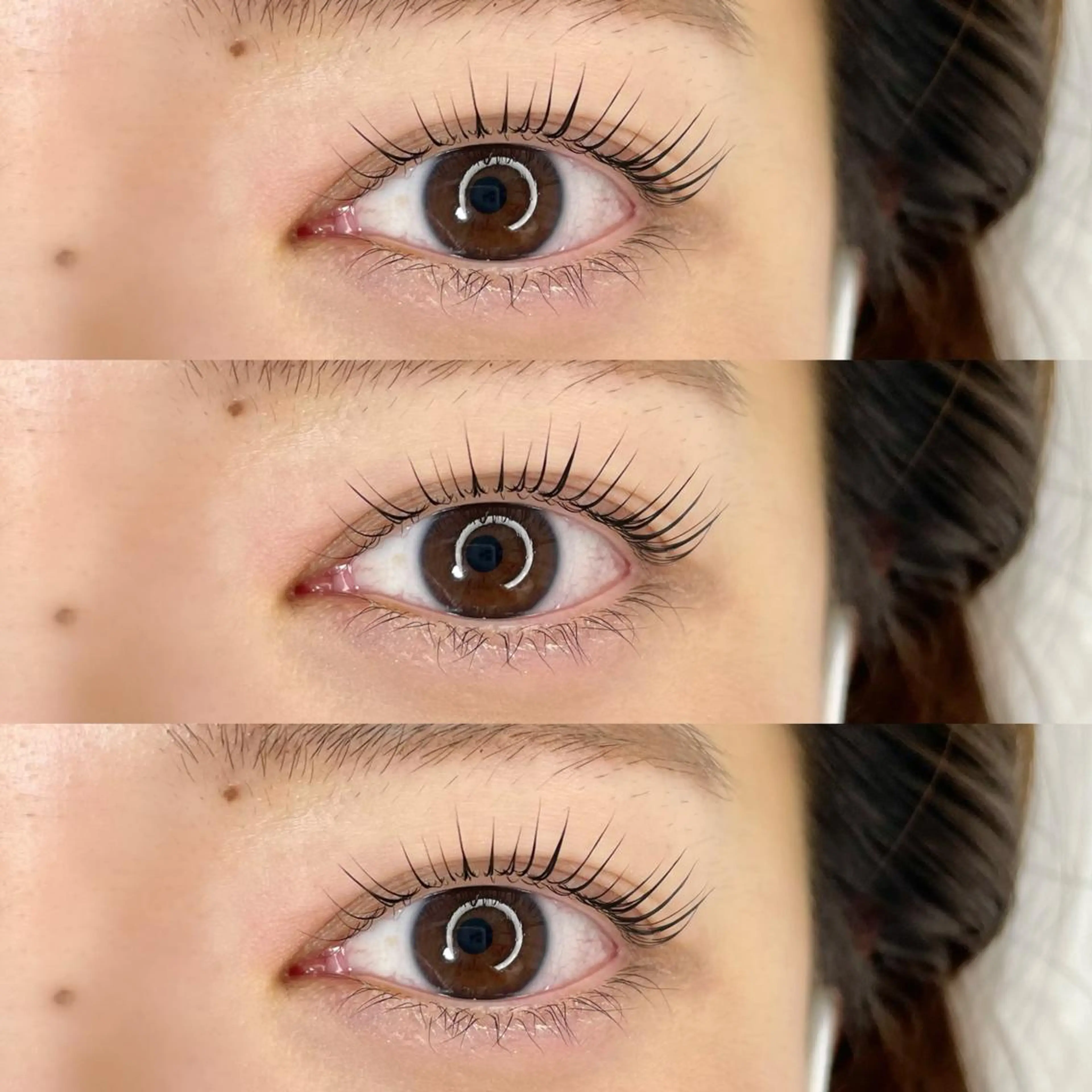 マツエク・マツパ アイブロウ マツパ MAUMU eyelash&eyebrow salon所属・𝙈𝙖𝙠𝙤 ꨄ 束感まつ毛 ꨄ北堀江のマツエク・マツパデザイン