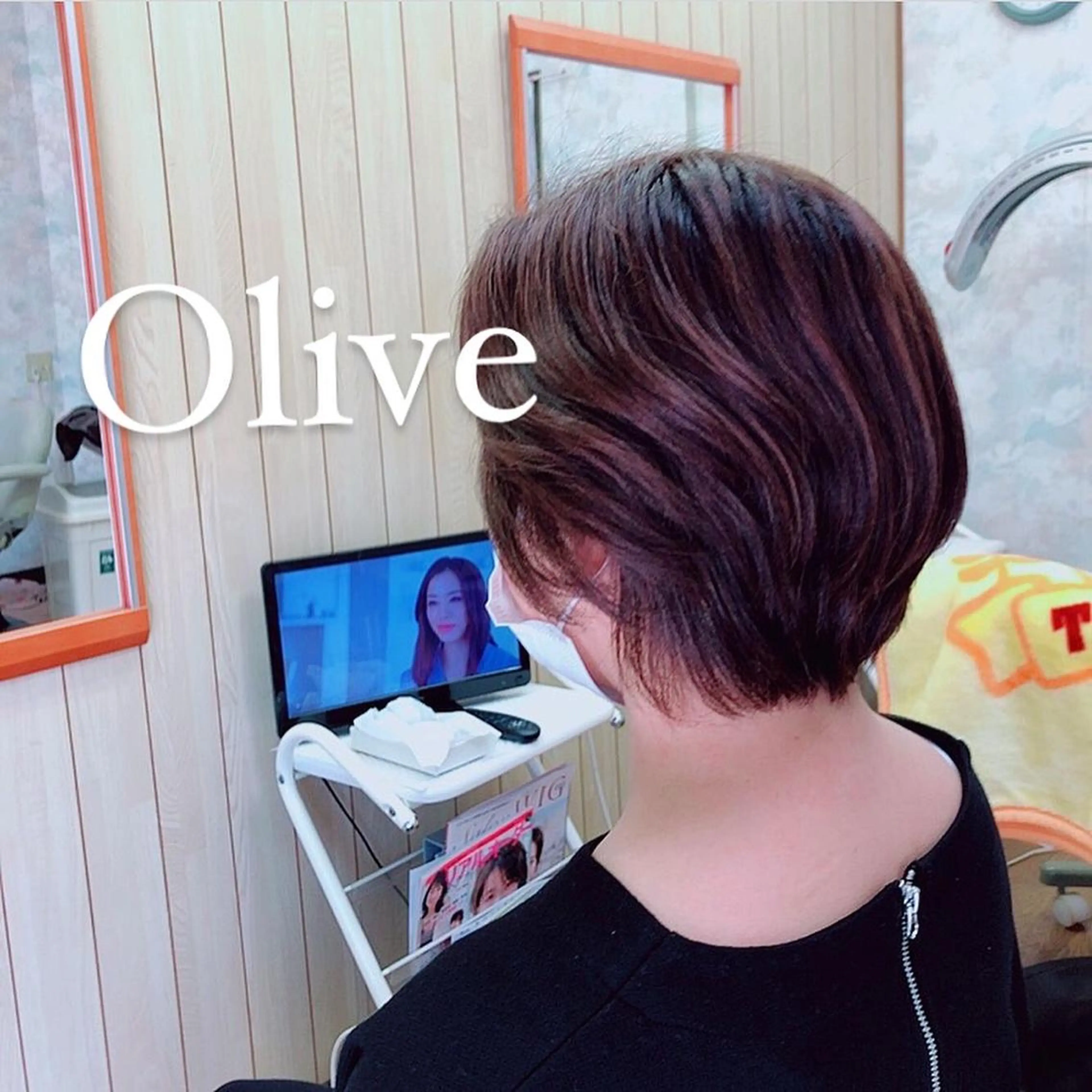 ショート ショートボブ ボブ ショートヘア ヘアカラー トリートメント Olive所属・oliveヘアサロン まつげパーマのマツエク・マツパデザイン