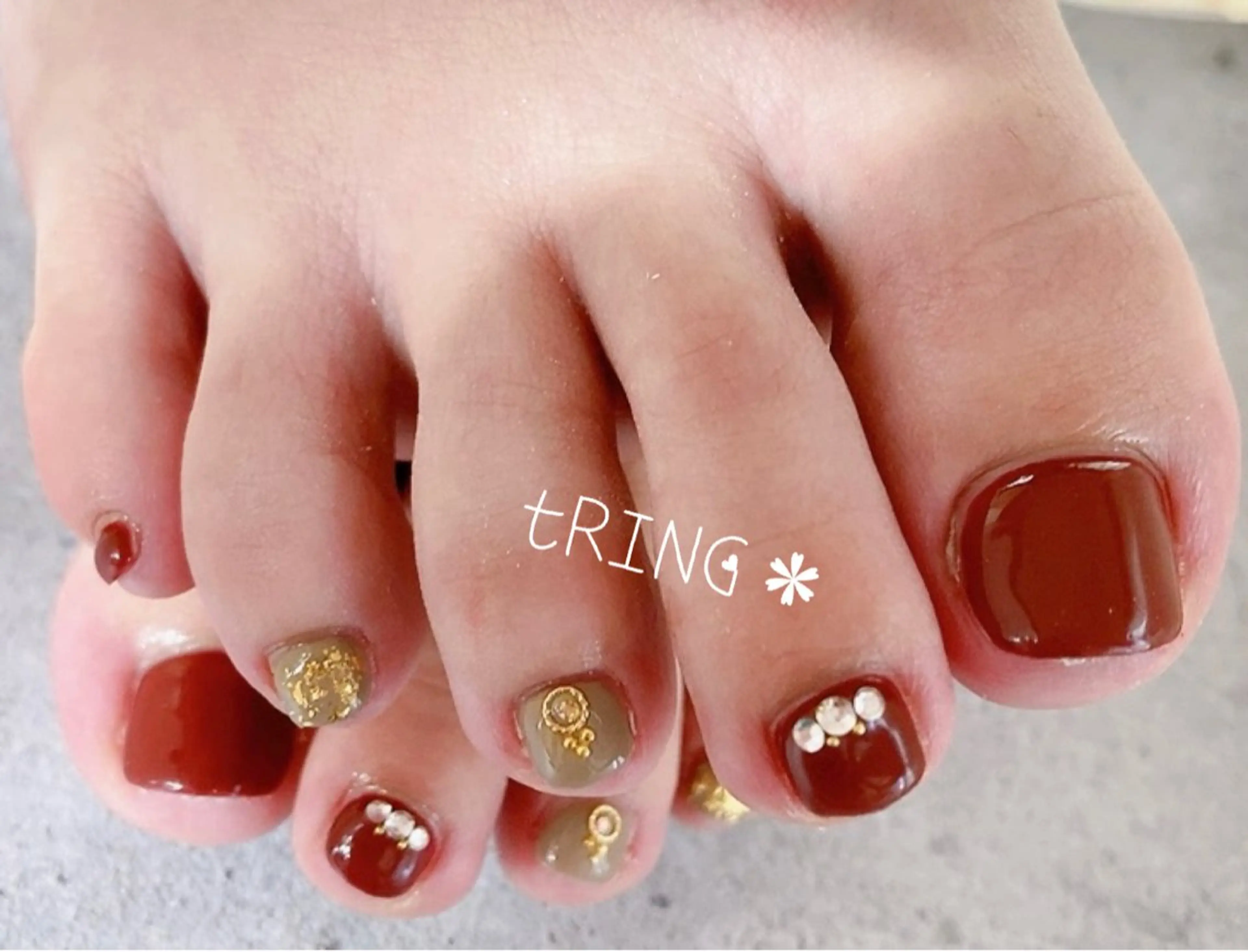 ネイル フットネイル tRING＊ しいの木台のネイルデザイン