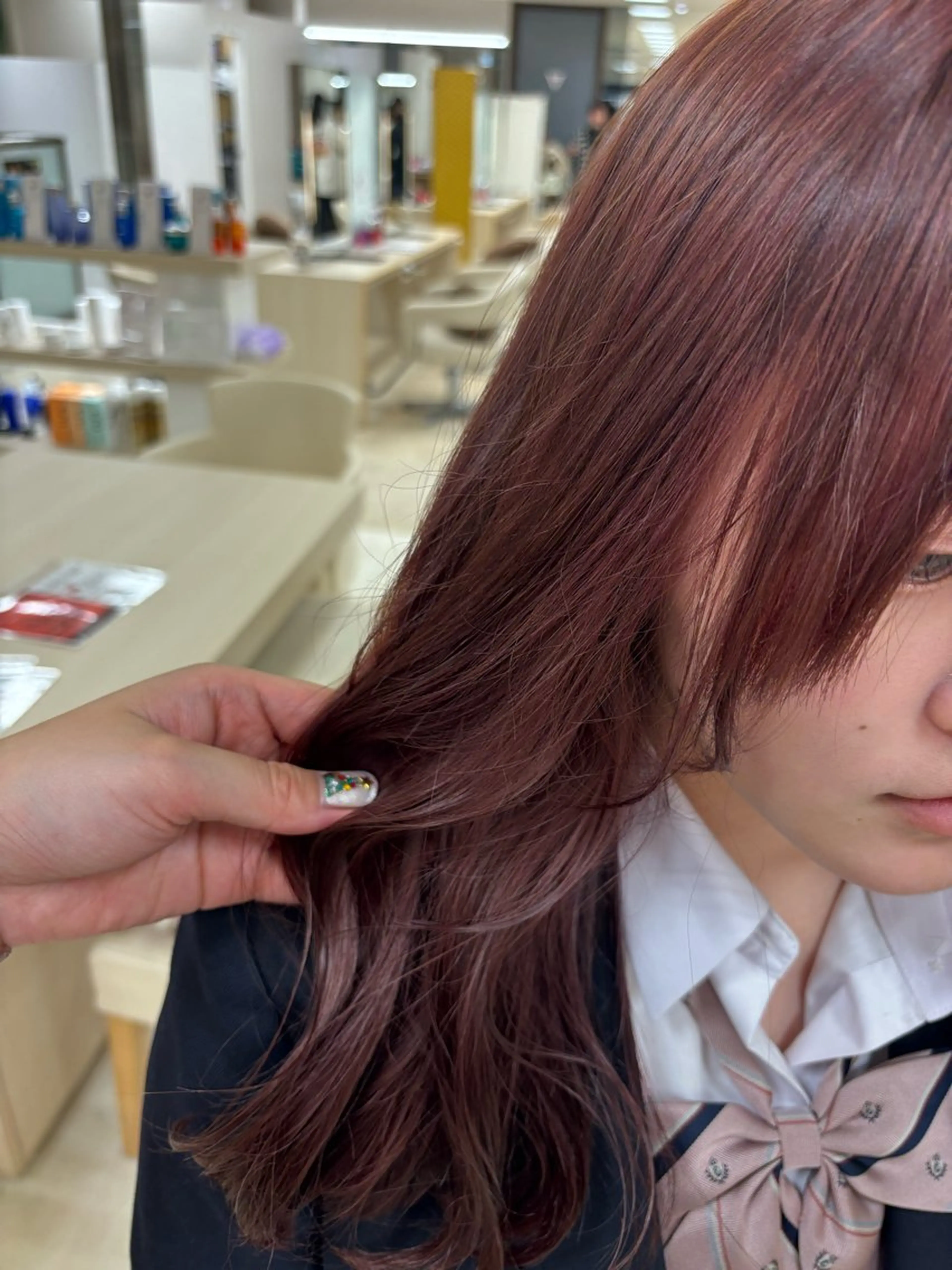 カラー 🎀暖色カラー/透明 感カラー/ひな🎀のヘアスタイル