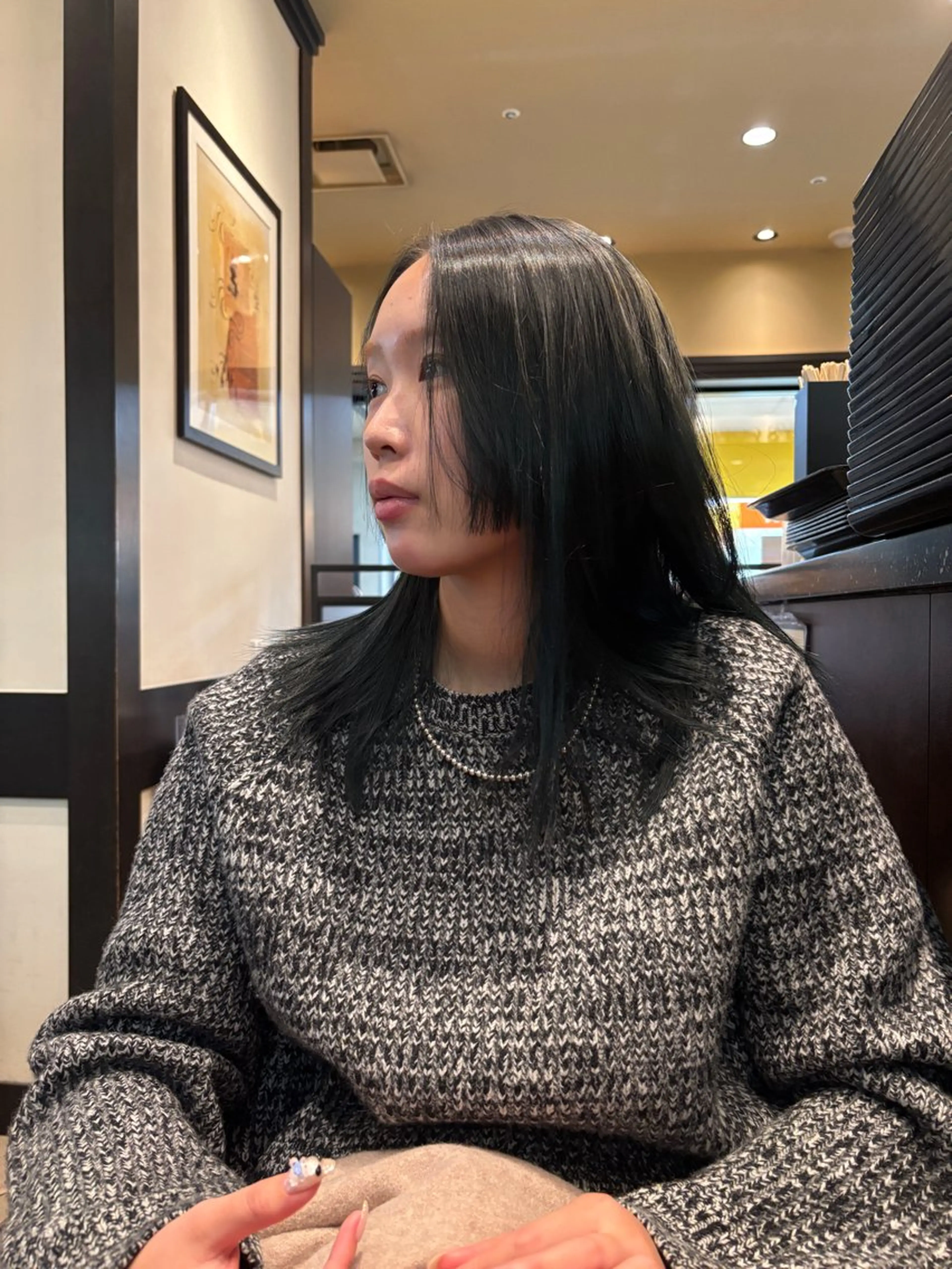 ミディアム カラー Chiho / 梅田 / ボブ/ パーマのヘアスタイル