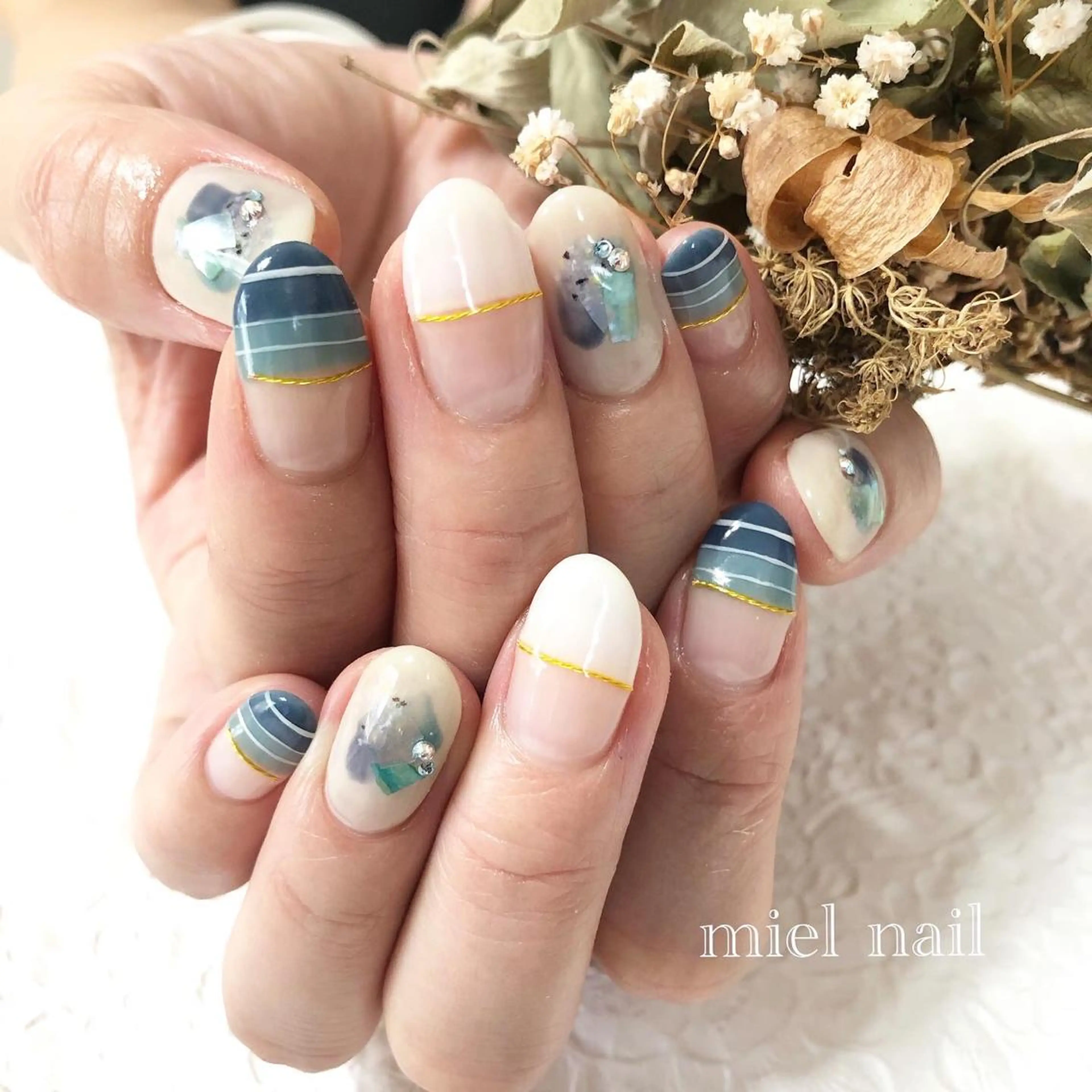 ネイル ハンドネイル miel nailのネイルデザイン