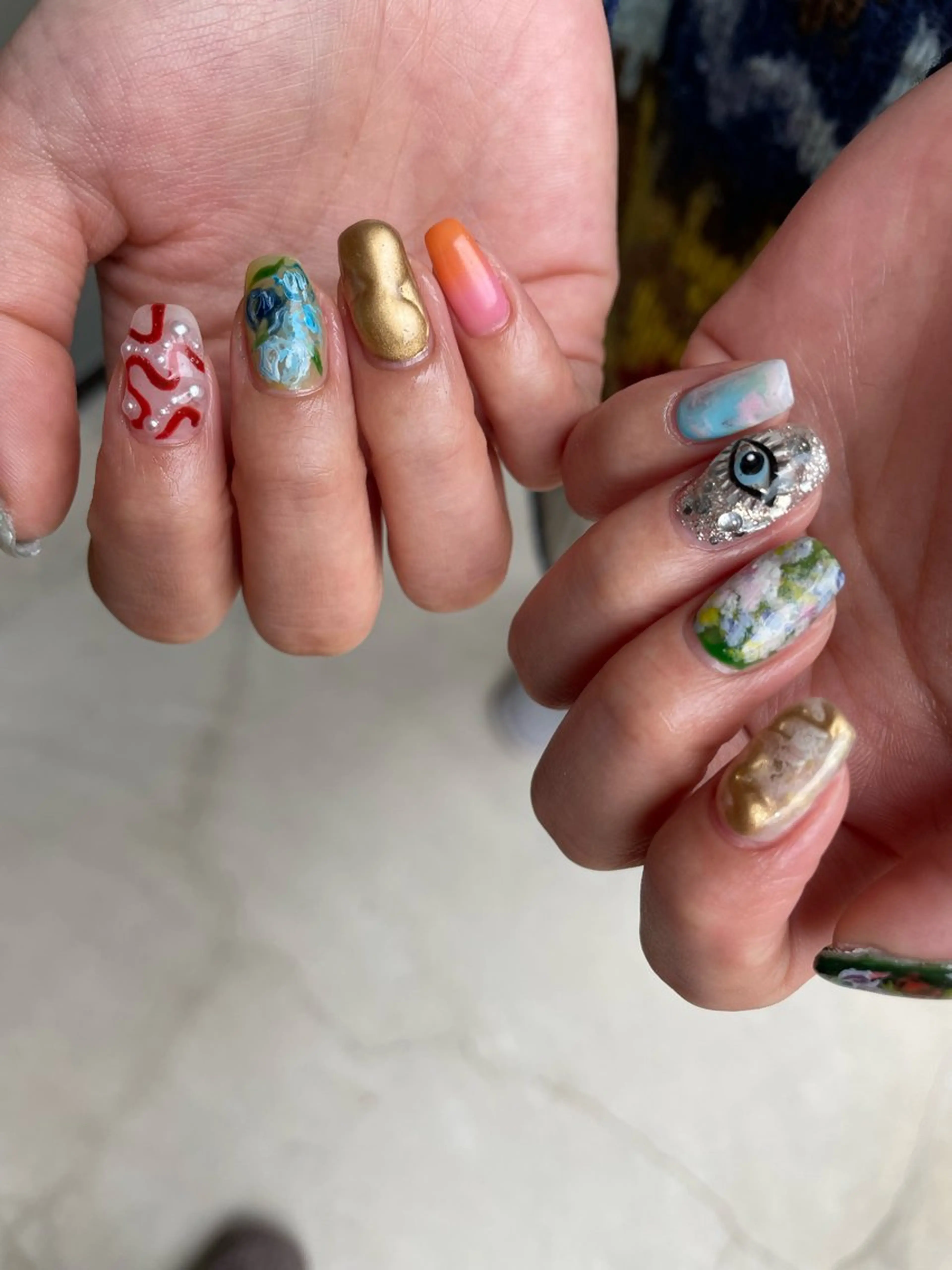 ネイル ハンドネイル RooM tani /個性派ニュアンスのネイルデザイン