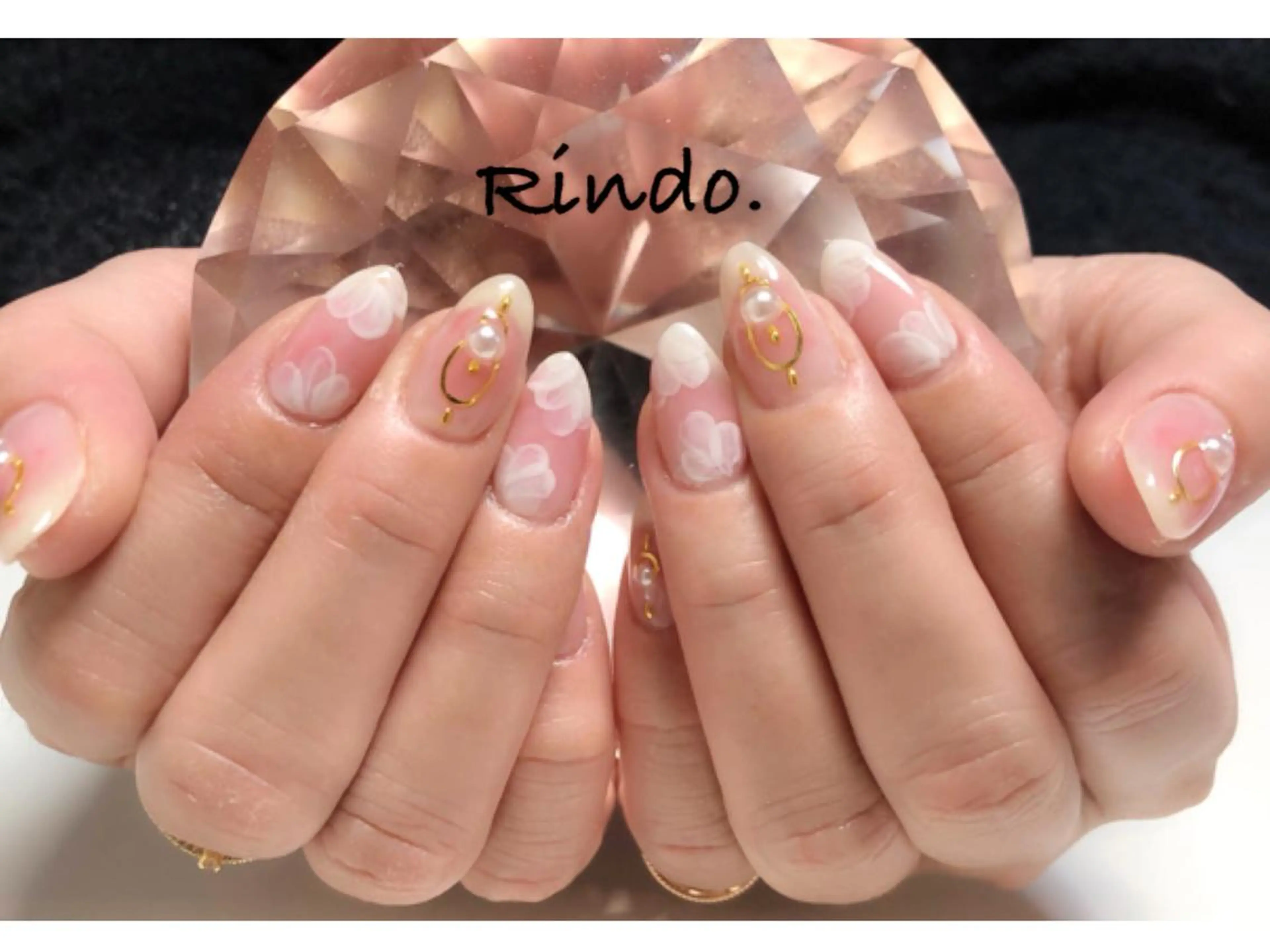 ネイル アートネイル 春ネイル ハンドネイル Rindo.ネイル ♡耳つぼジュエリーのその他イメージ