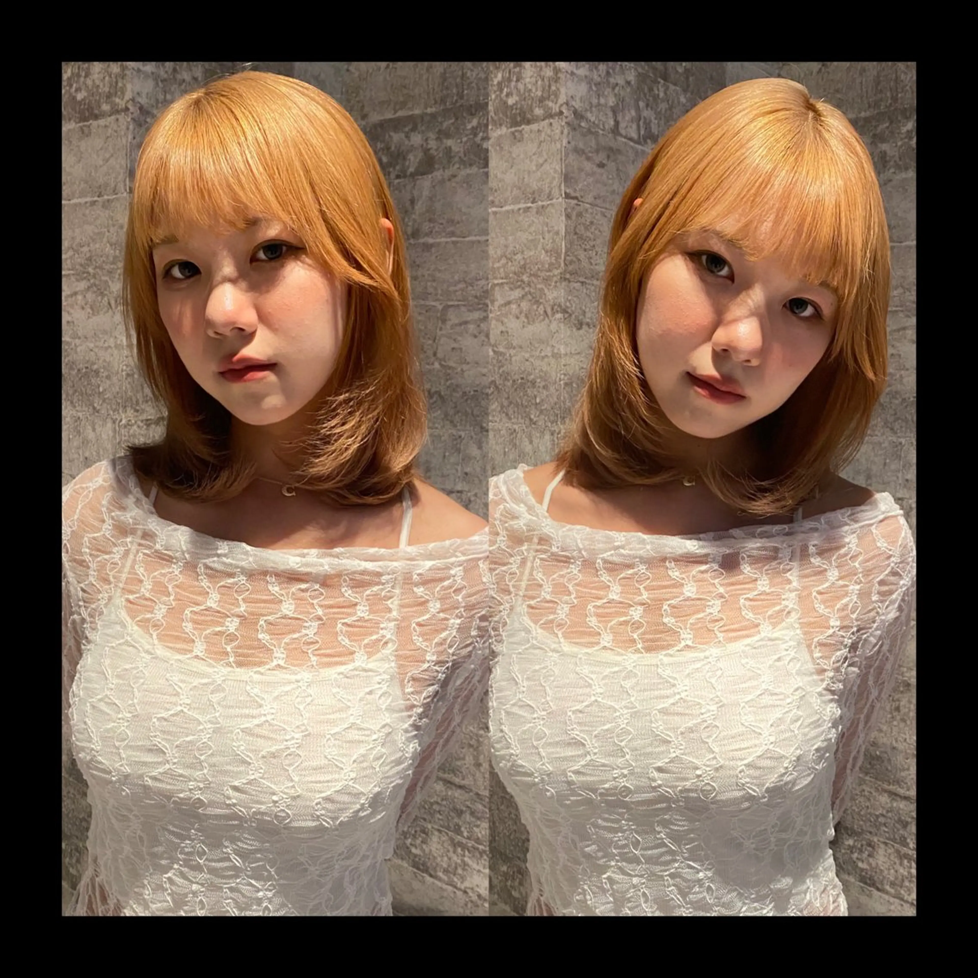 ミディアム カラー カット ヘアカラー トリートメント mai / linoah˚✧のヘアスタイル