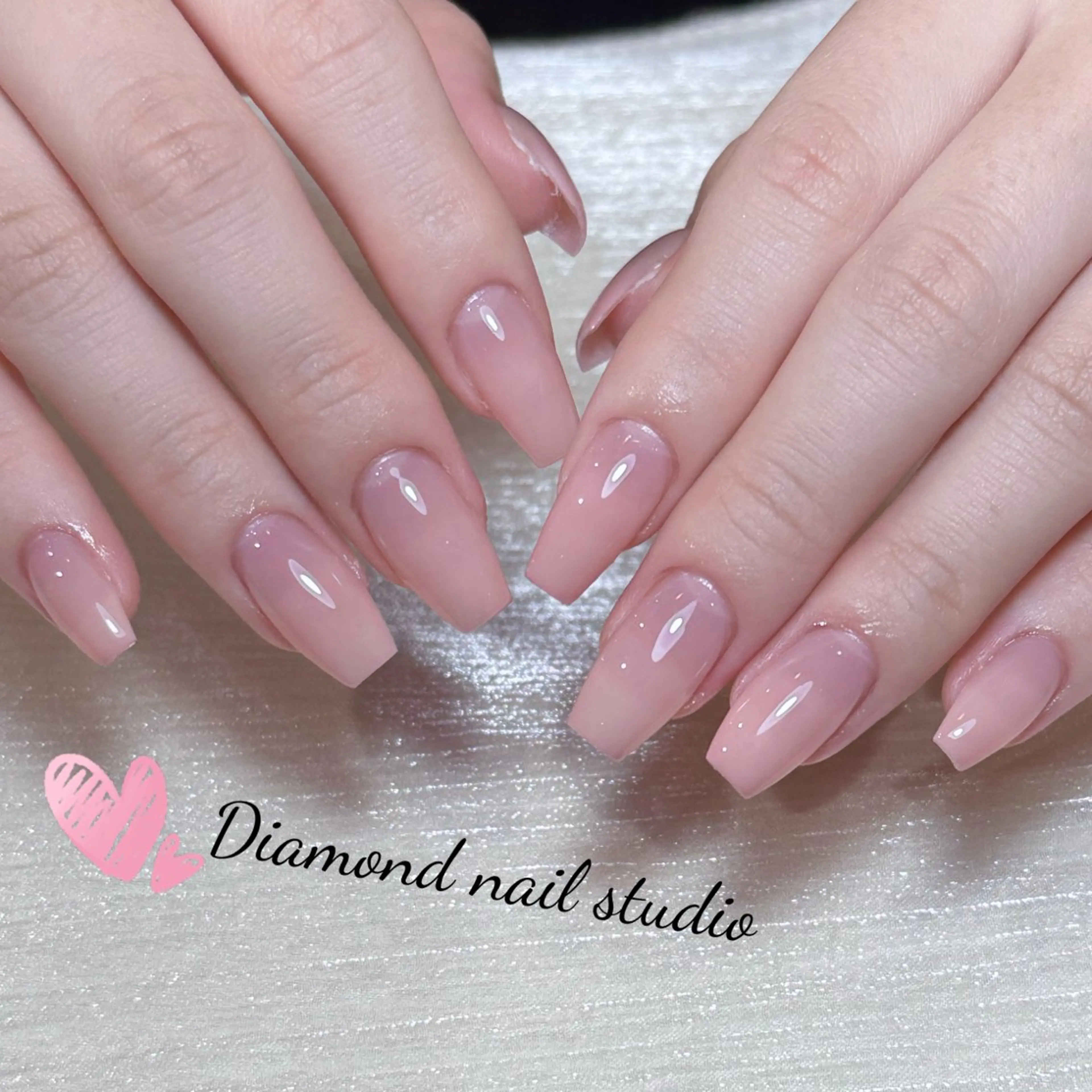 ネイル アートネイル オーロラネイル ガーリー キラキラネイル 韓国ネイル ハンドネイル Una EWAのネイルデザイン