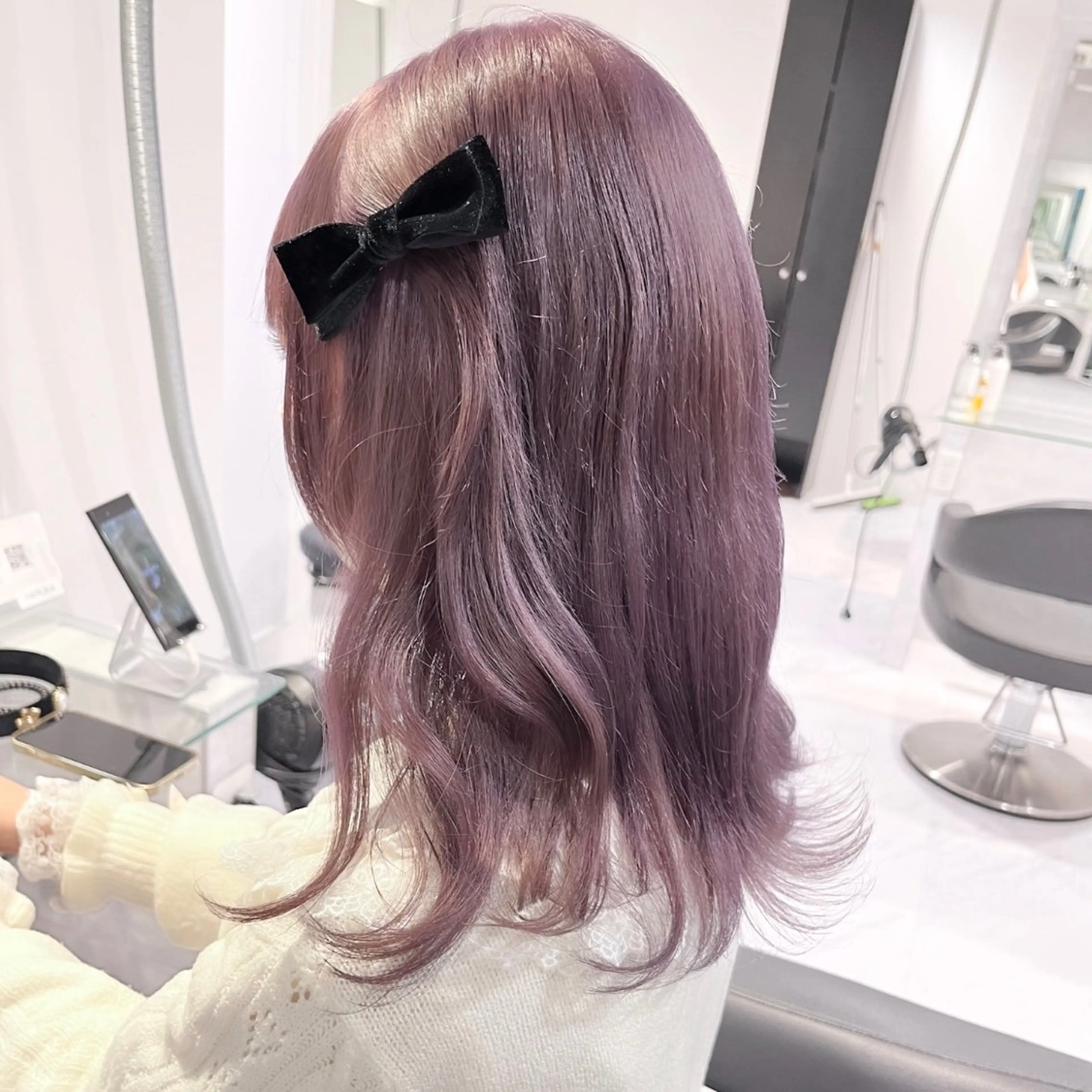 ミディアム カラー 🫧うる艶トレンド 🫧透明感カラーのヘアスタイル