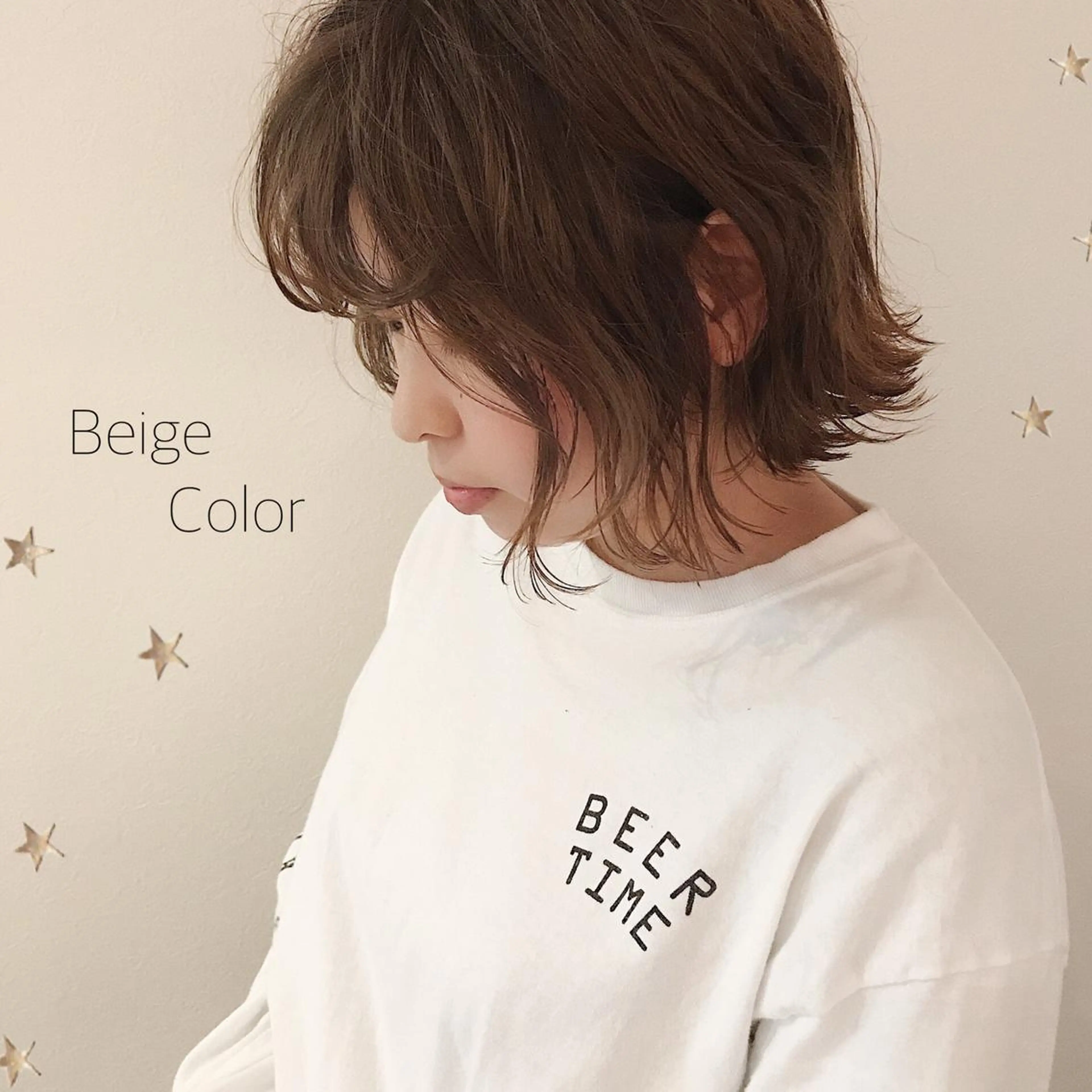 ミディアム カラー カット ヘアカラー salon AKIRA所属・市川 千夏のヘアスタイル