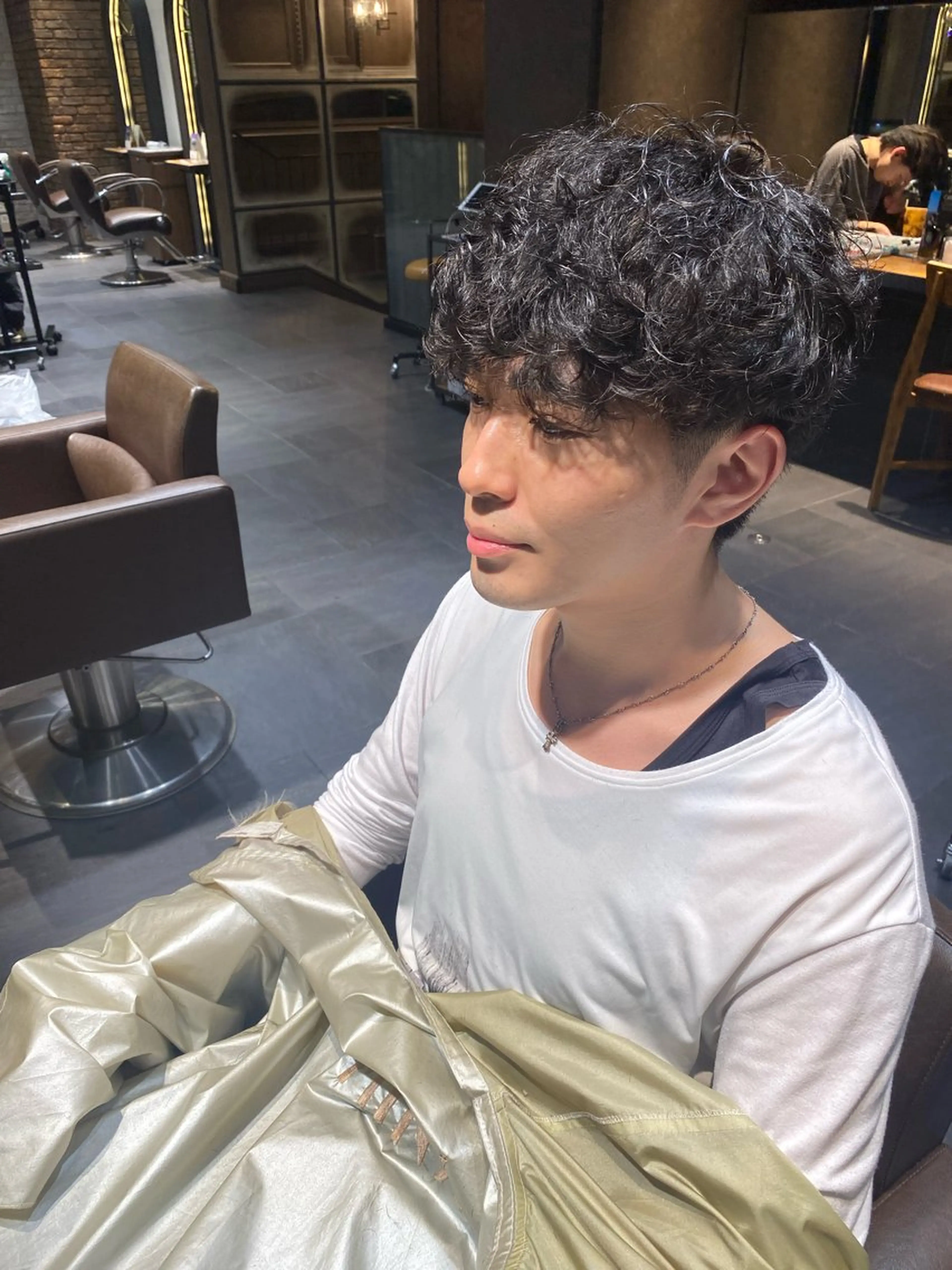 ショート パーマ メンズ 銀座/MINX 宇都 愛梨/デザインカットのヘアスタイル