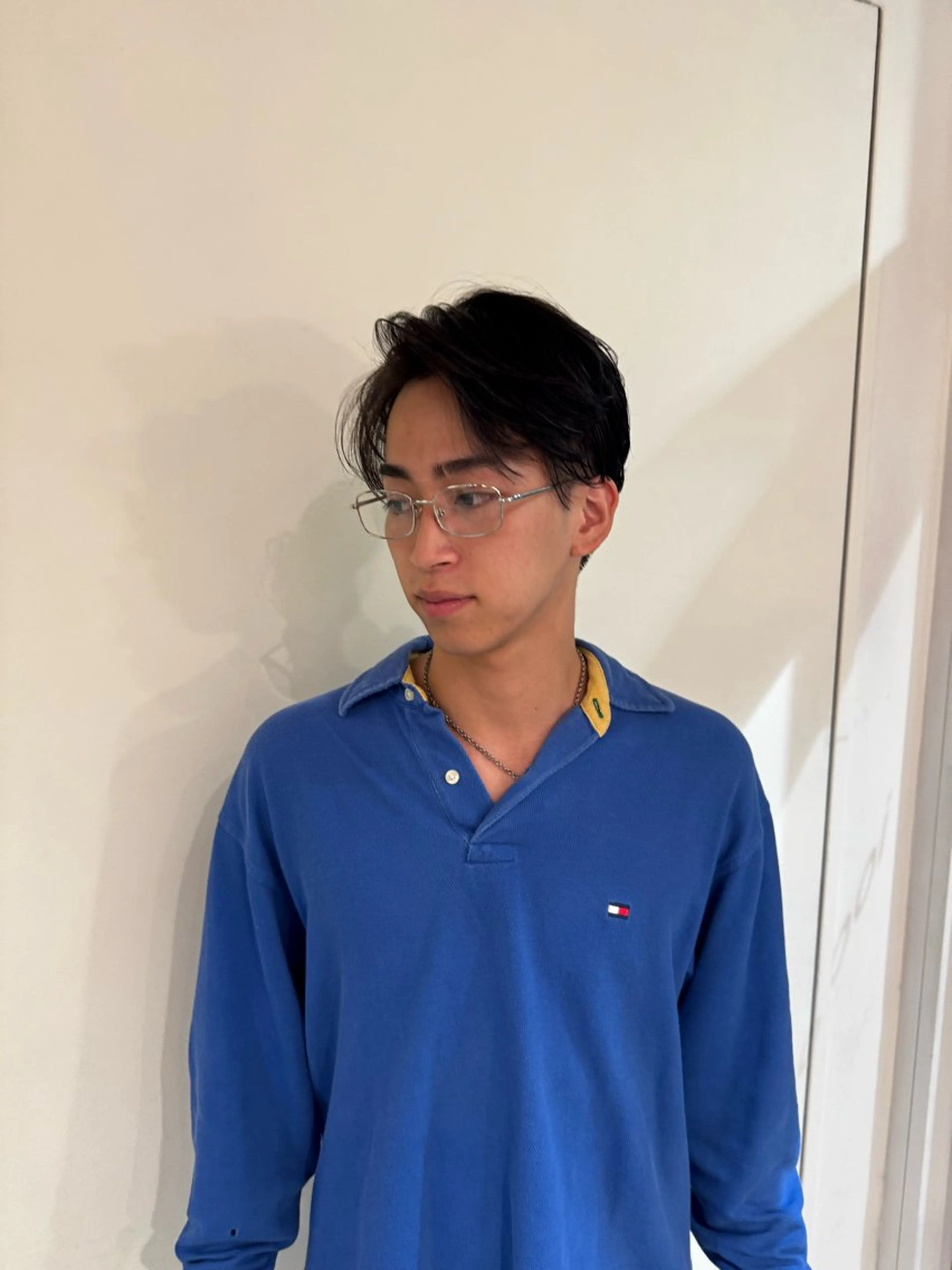 メンズ カット トリートメント ヘッドスパ タツキ／レイヤー／ パーマ／艶カラーのヘアスタイル