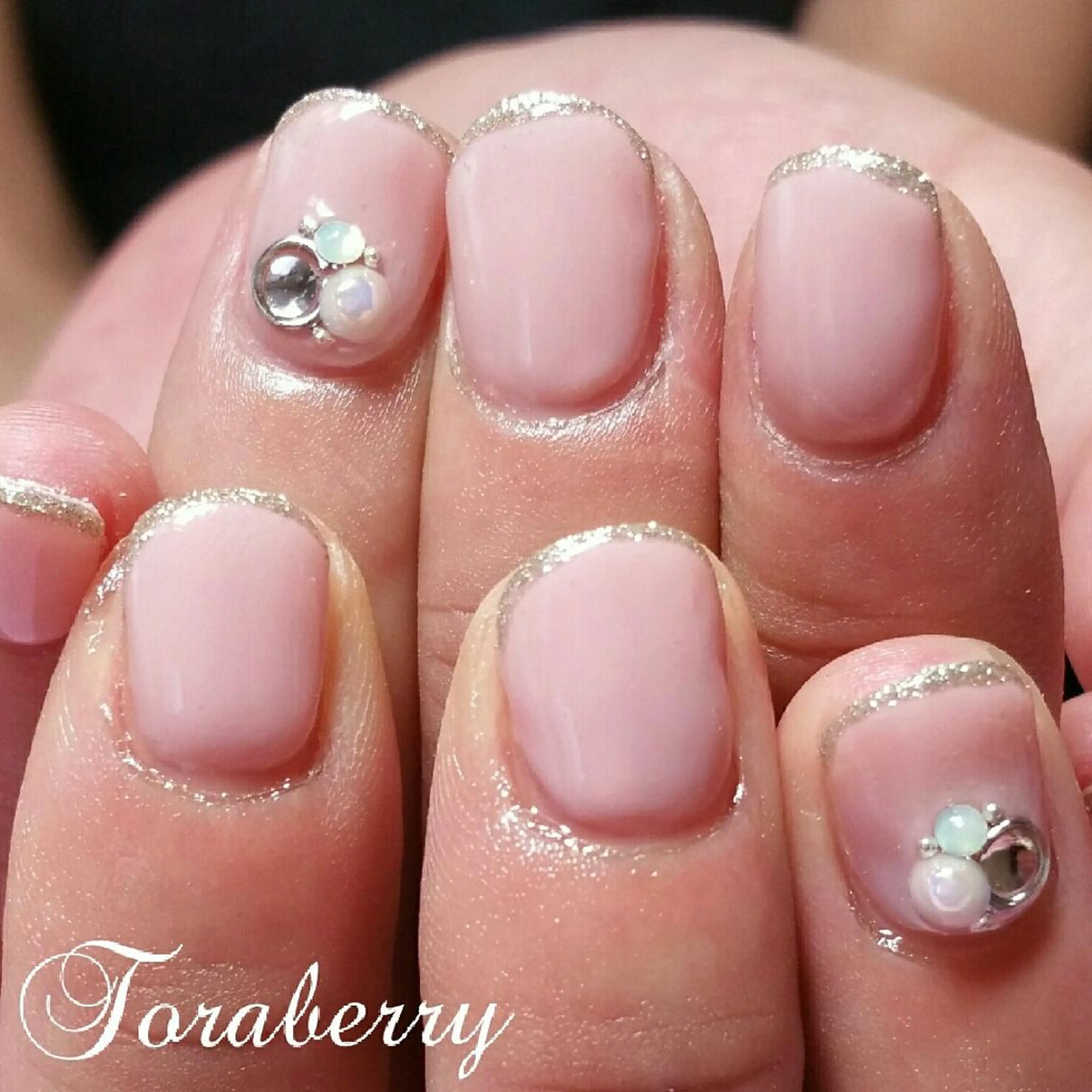 ネイル ラメ(グリッター) ネイリスト なつみのネイルデザイン