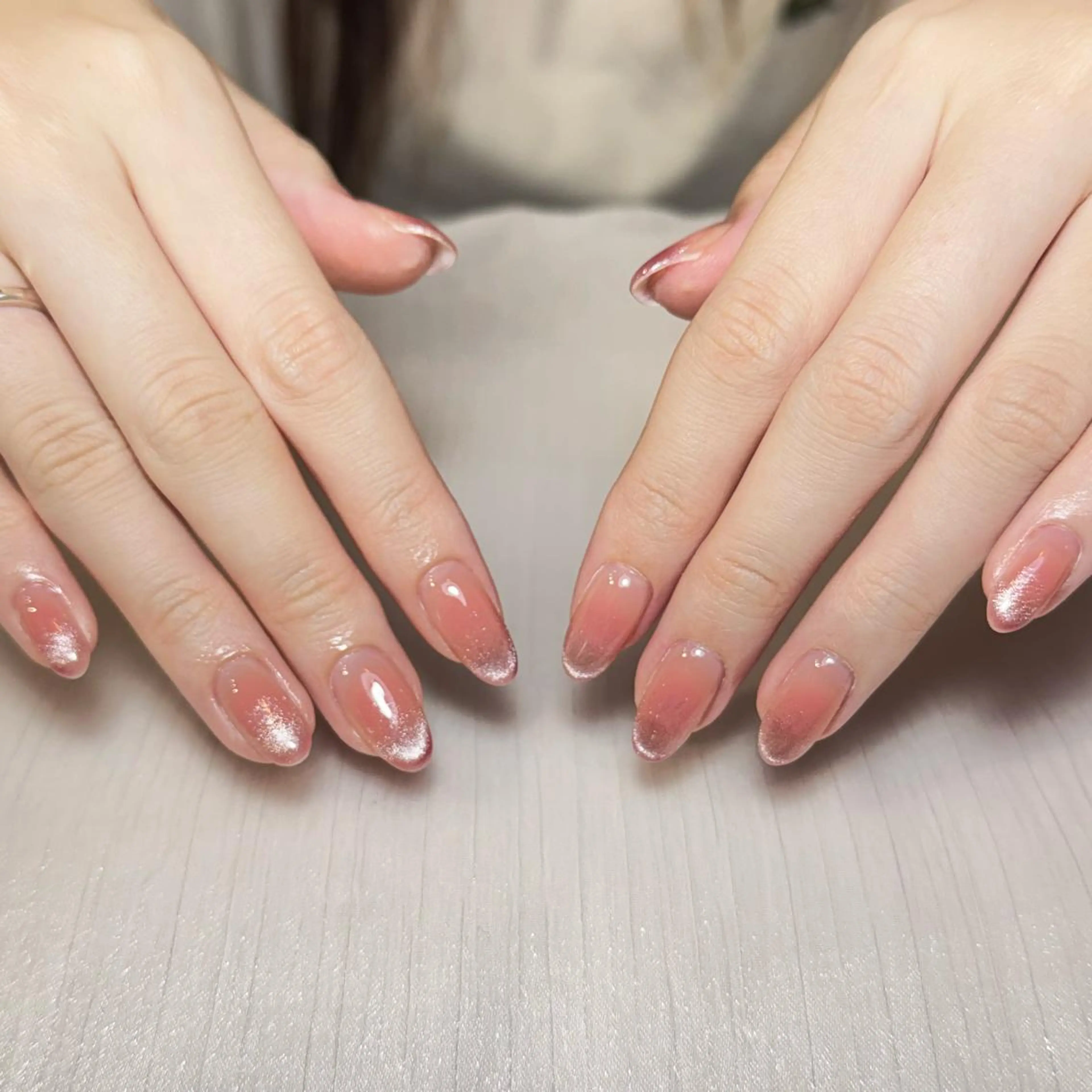 ネイル アートネイル オーロラネイル ガーリー キラキラネイル マグネットネイル Diamond 🚢のネイルデザイン