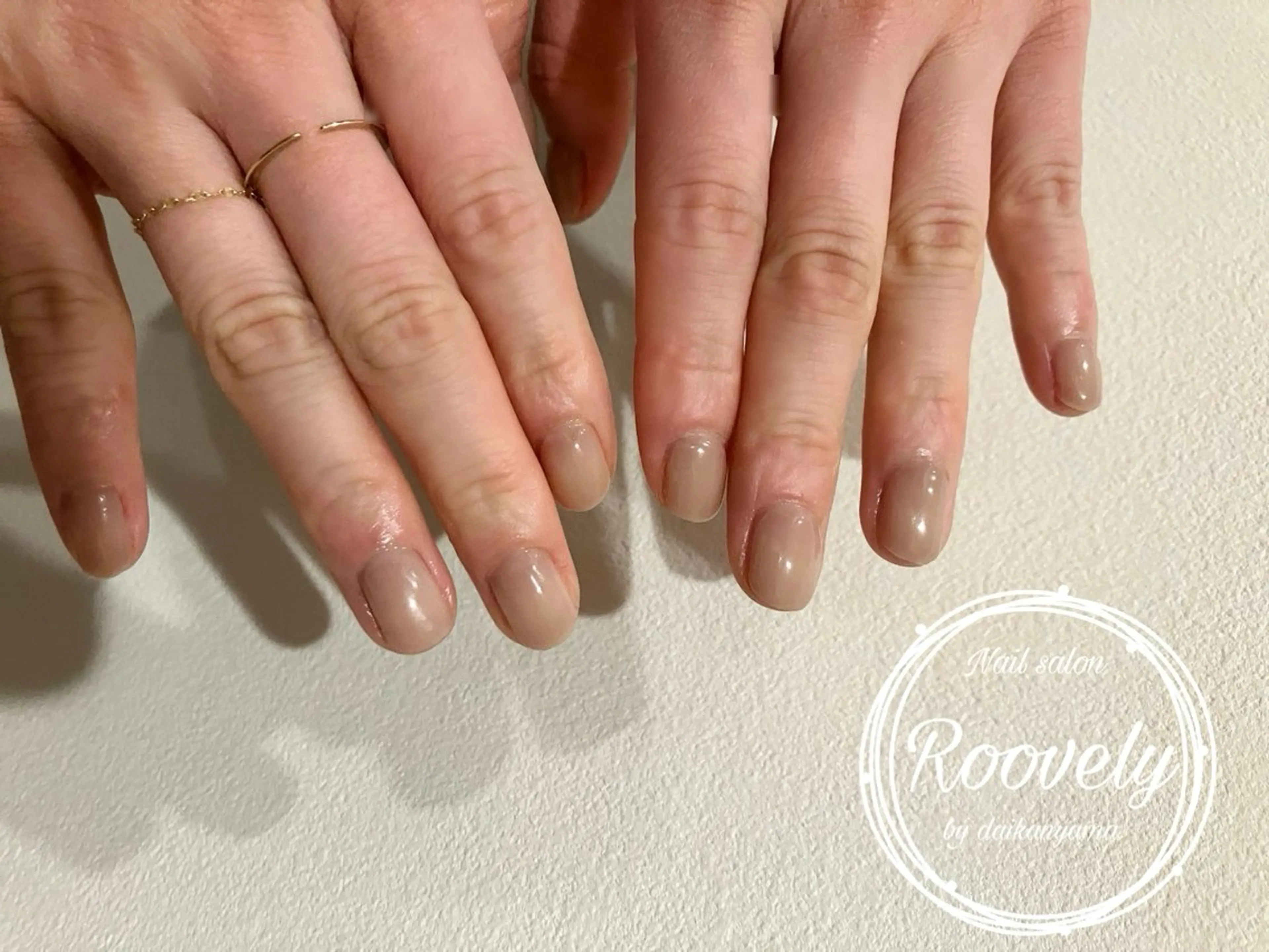 ネイル ハンドネイル Nail salon Roovely 代官山店【ネイルサロンルブリー】所属・roovely Rumi／ニュアンスのネイルデザイン