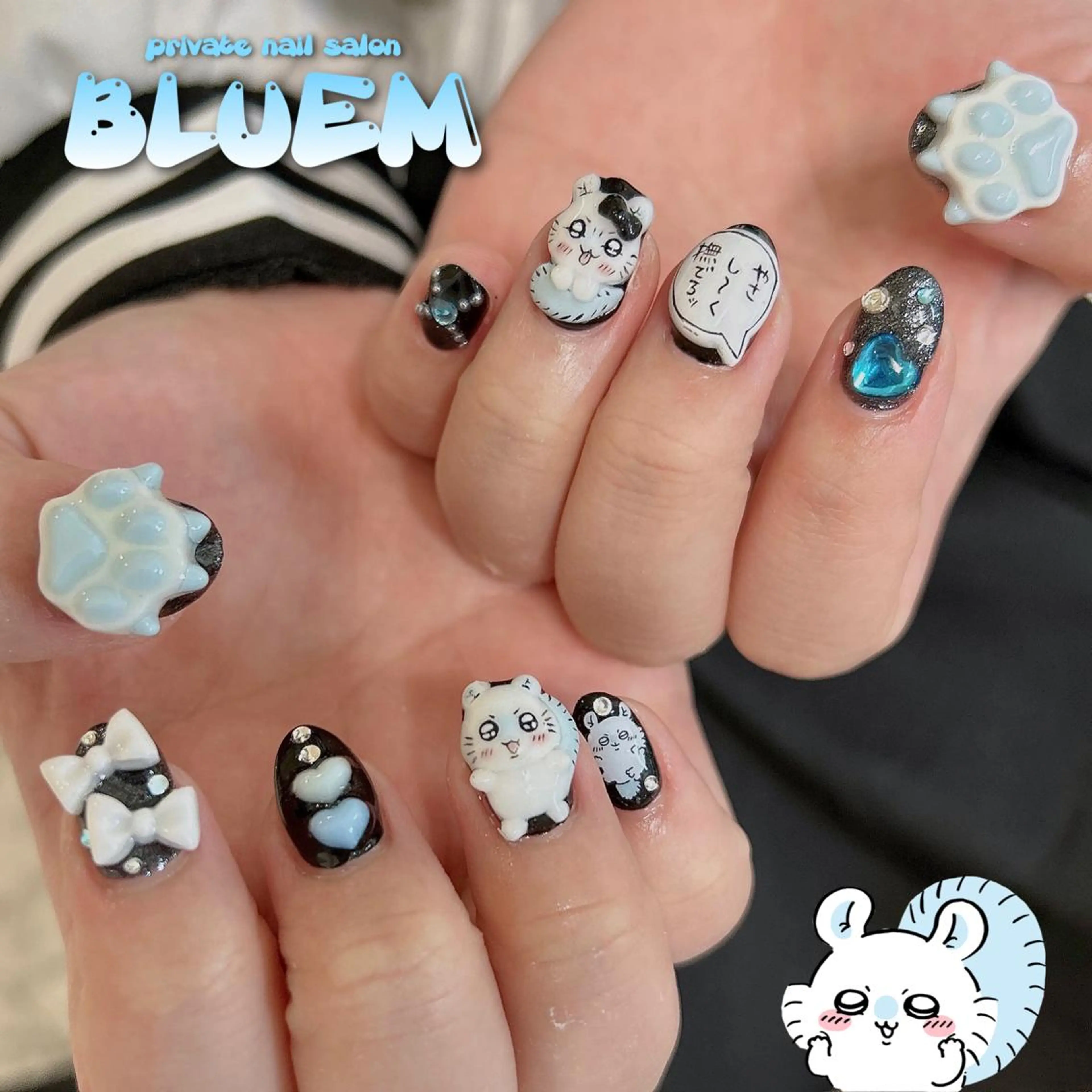 ネイル ハンドネイル BLUEM なな🐶のネイルデザイン