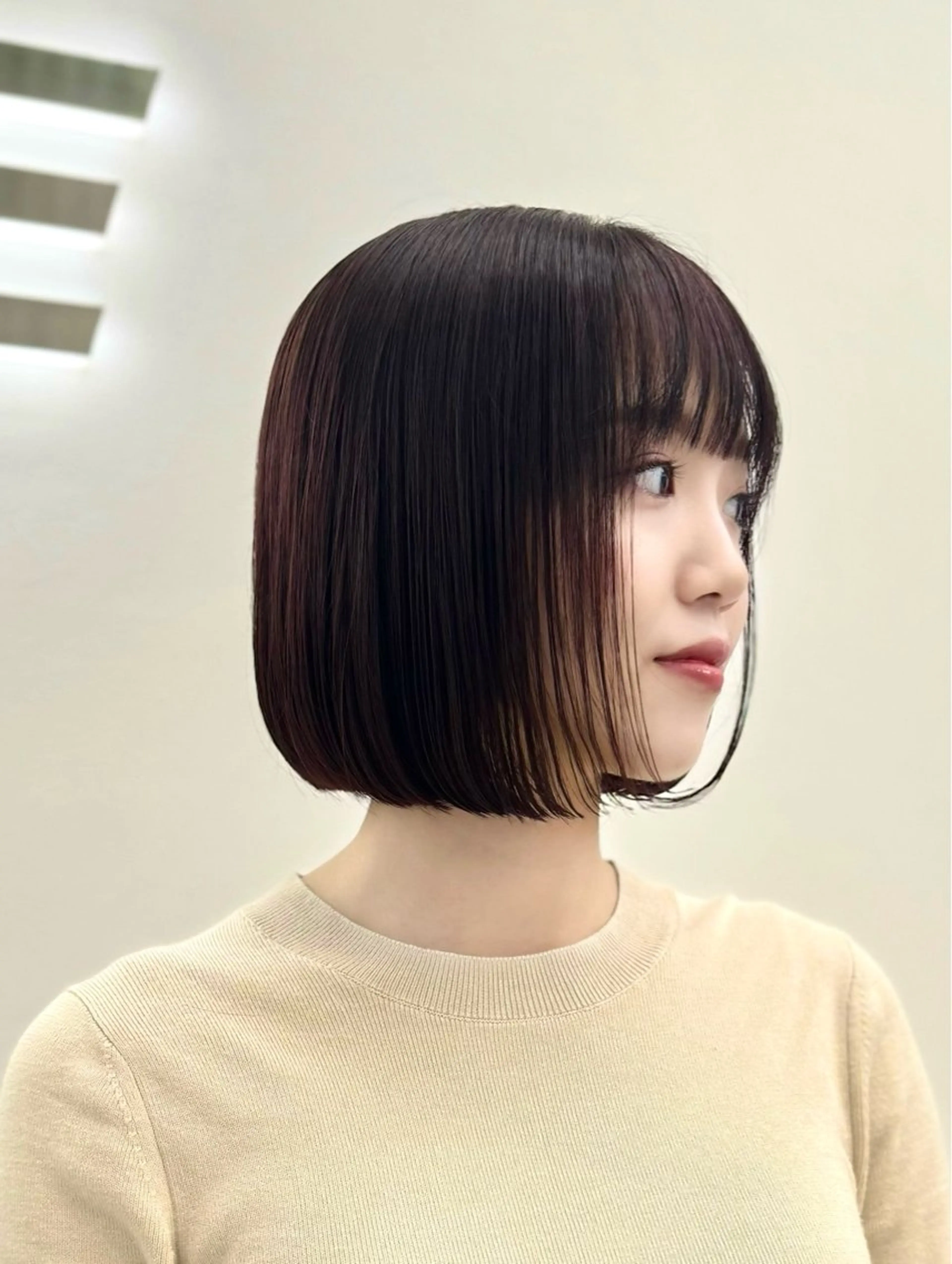 ショート カラー ヘアアレンジ カット ヘアカラー トリートメント ヘッドスパ ヘアセット ‎🤍韓国ボブ/ 縮毛矯正🪽‪ひかりのヘアスタイル