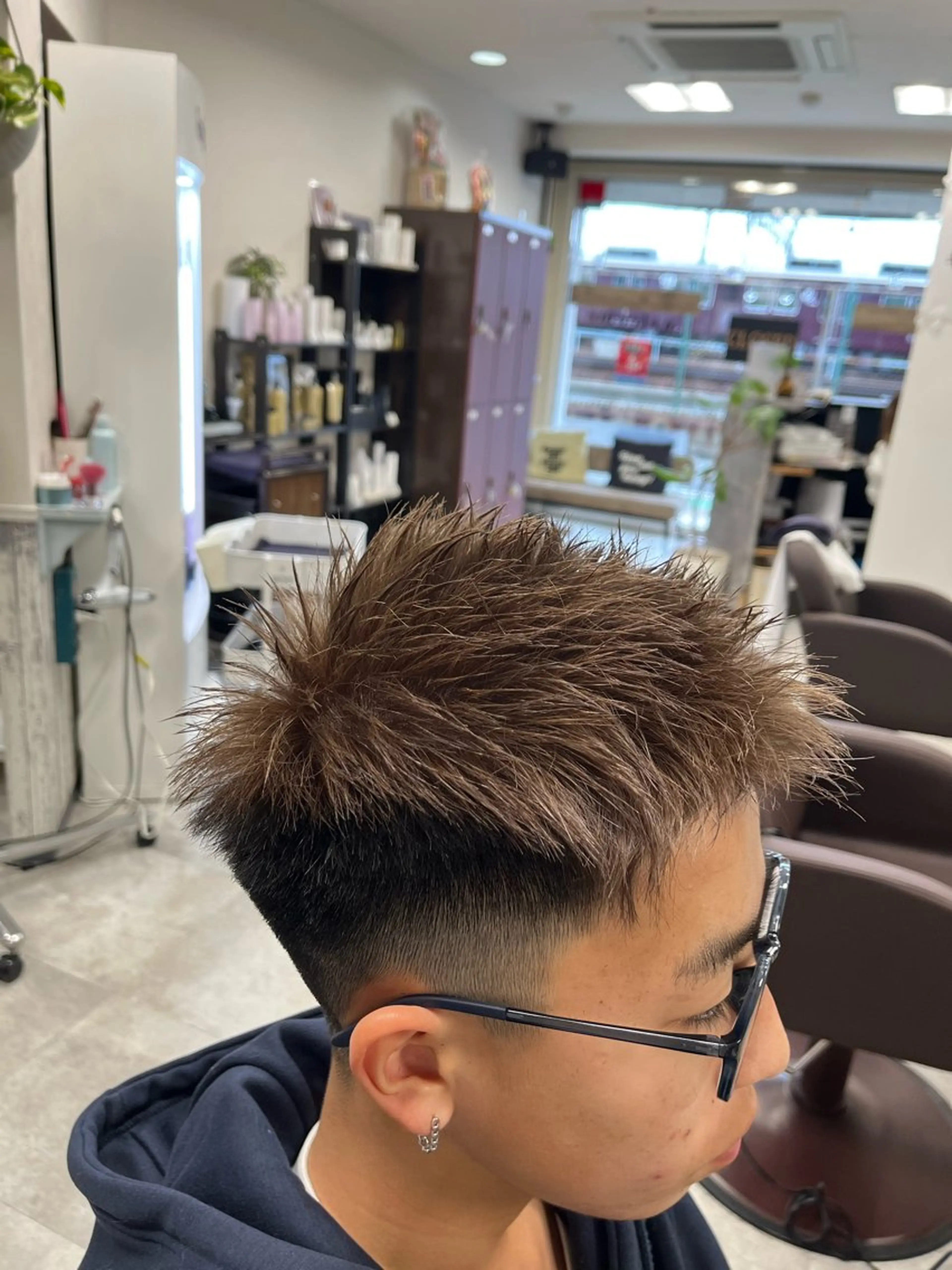 ✨2025年夏限定・メンズ限定✨透明感Wカラー＆カット＆ミルボントリートメント✨🕺¥14300→¥10000の写真