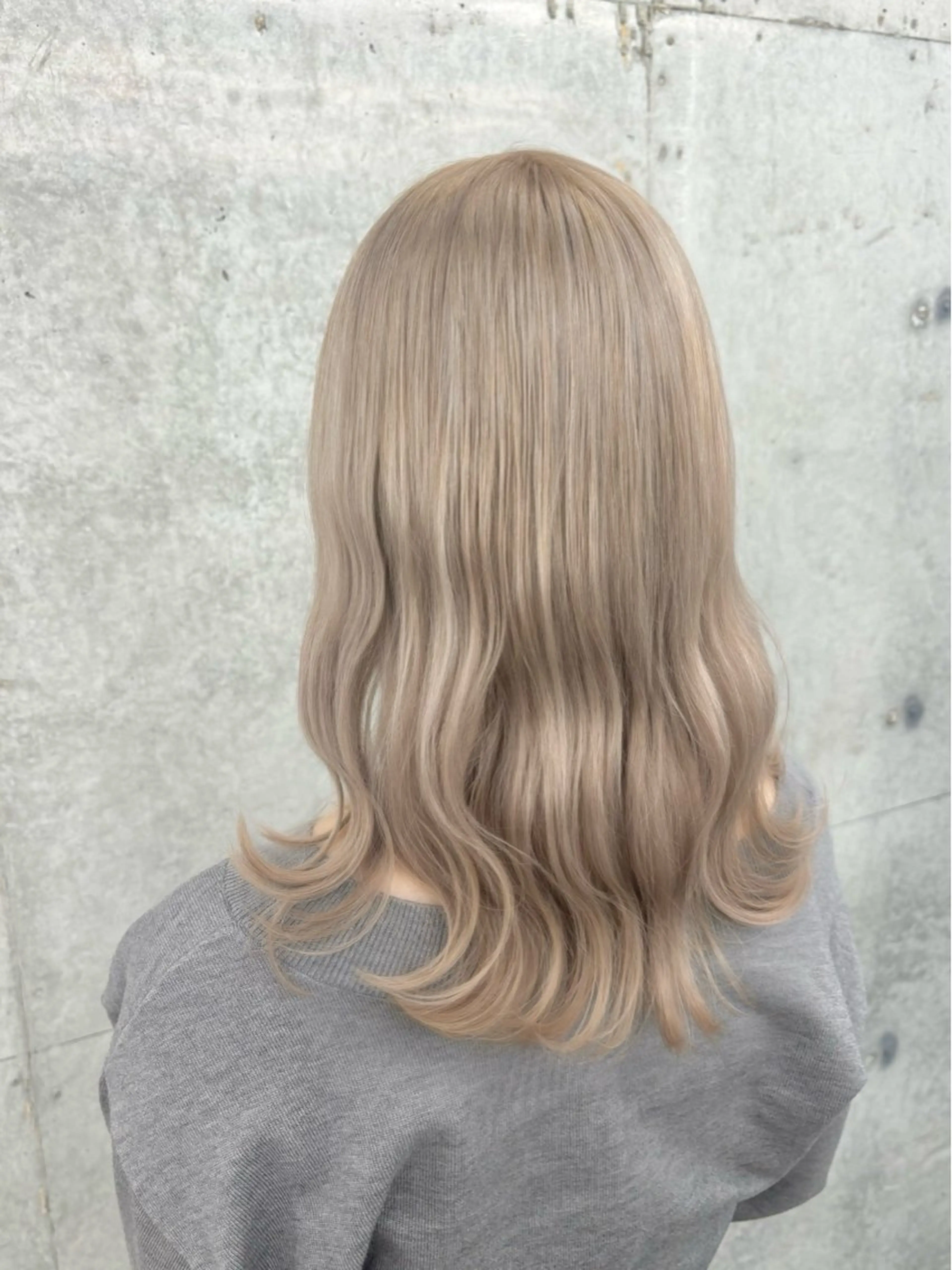 カラー NI表参道所属・Kana/韓国ヘア /暖色カラー🍒のヘアスタイル