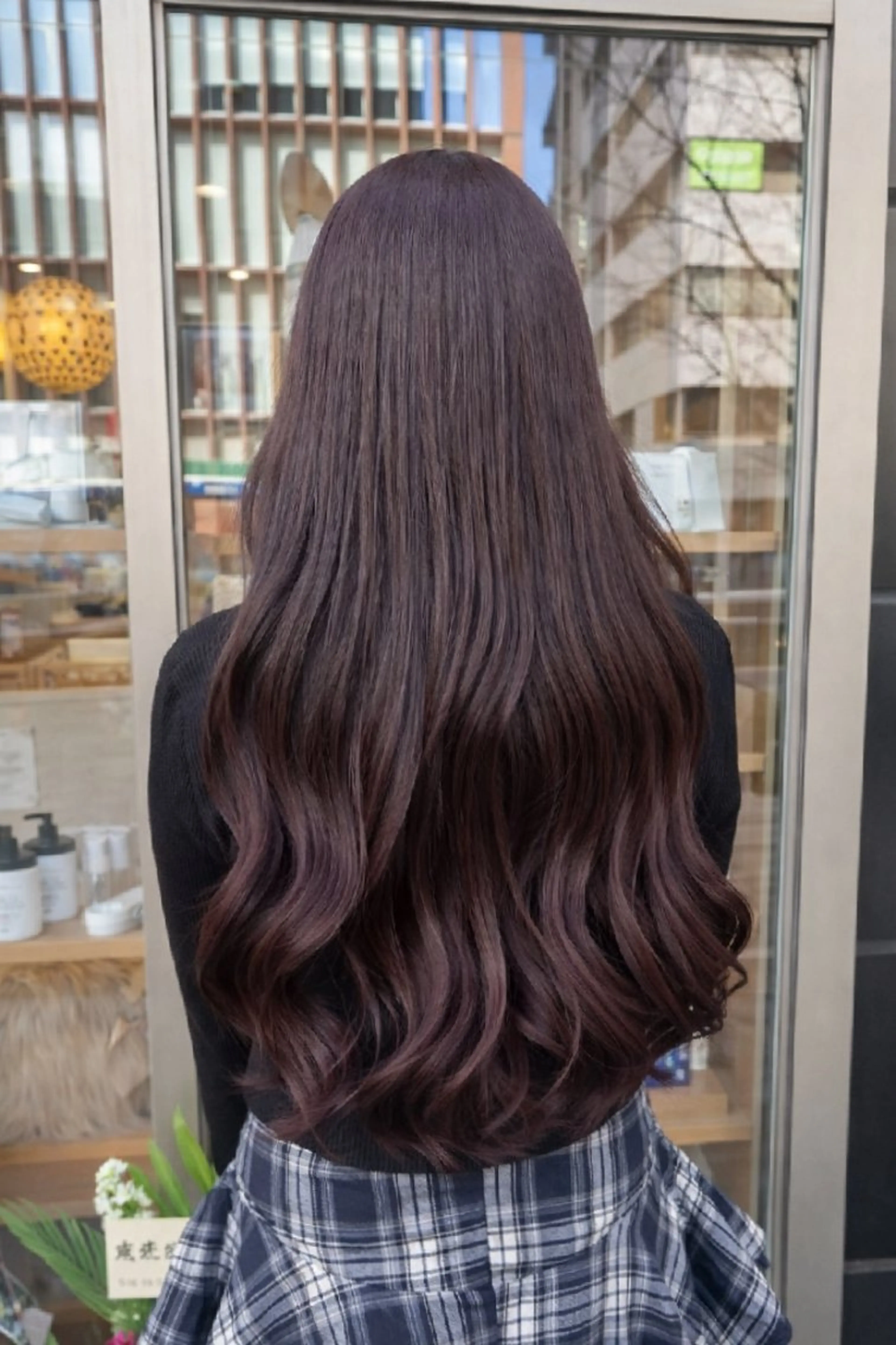 ロング カラー ブリーチ ラベンダーカラー ブリーチなしカラー ピンクカラー ピンクラベンダー ヘアカラー 渋谷/暖色カラー/ Miyuのヘアスタイル