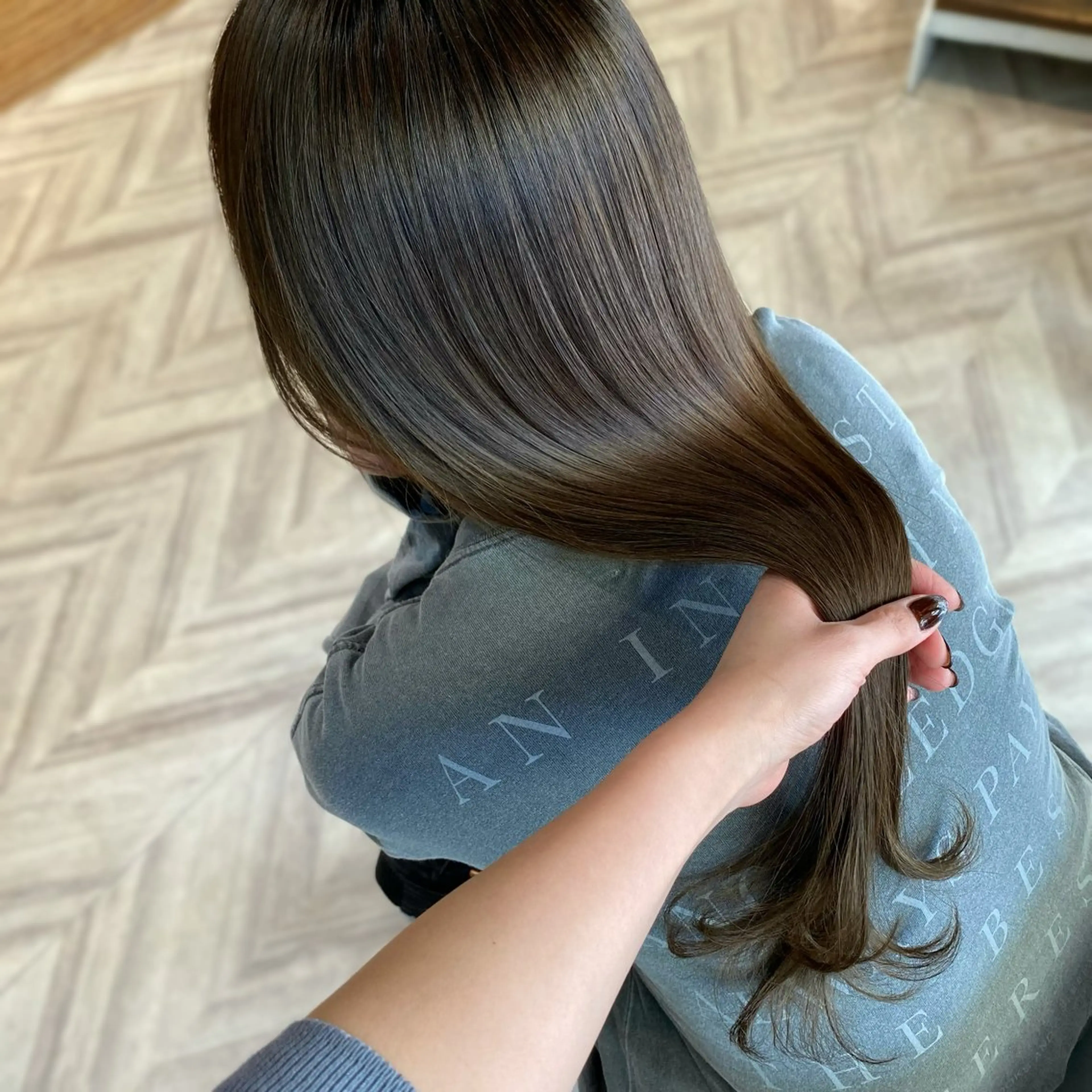 🩰似合わせカット ＋ 酸性縮毛矯正 ＋ CREAMトリートメント🩰の写真