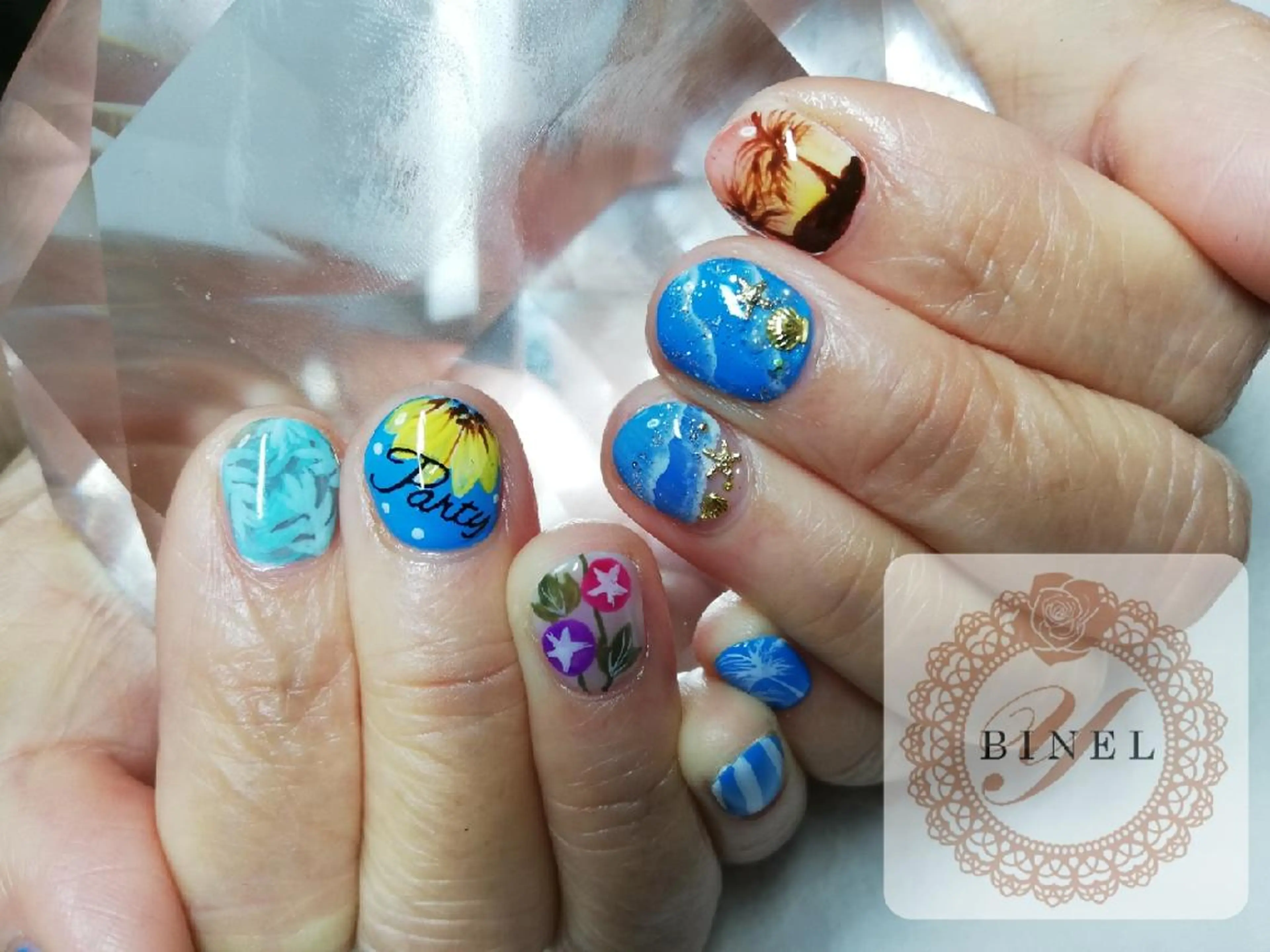 ネイル アートネイル ハンドネイル Nail Salon Y.BINELのネイルデザイン