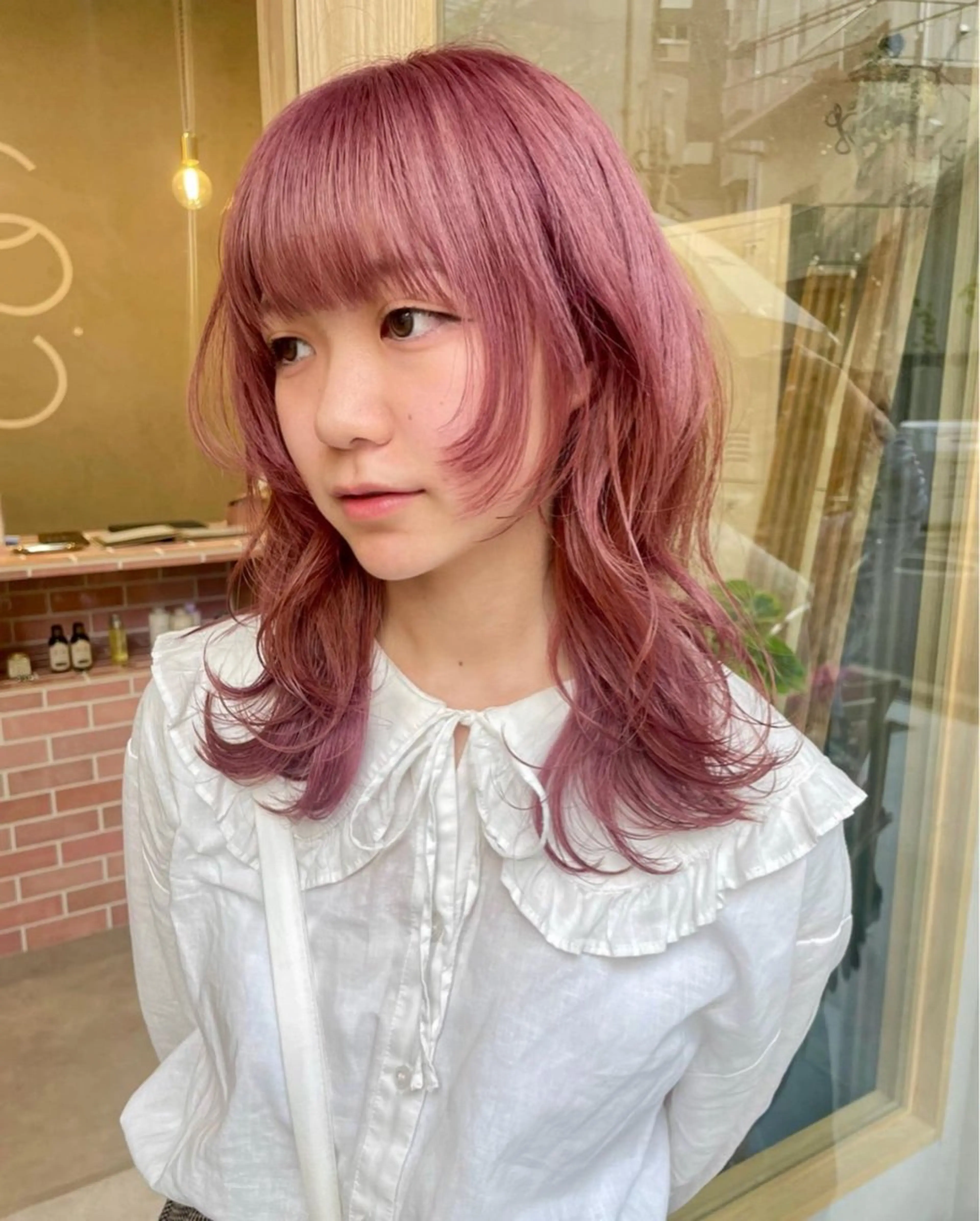 カラー ヘアカラー cope'u みゆのヘアスタイル
