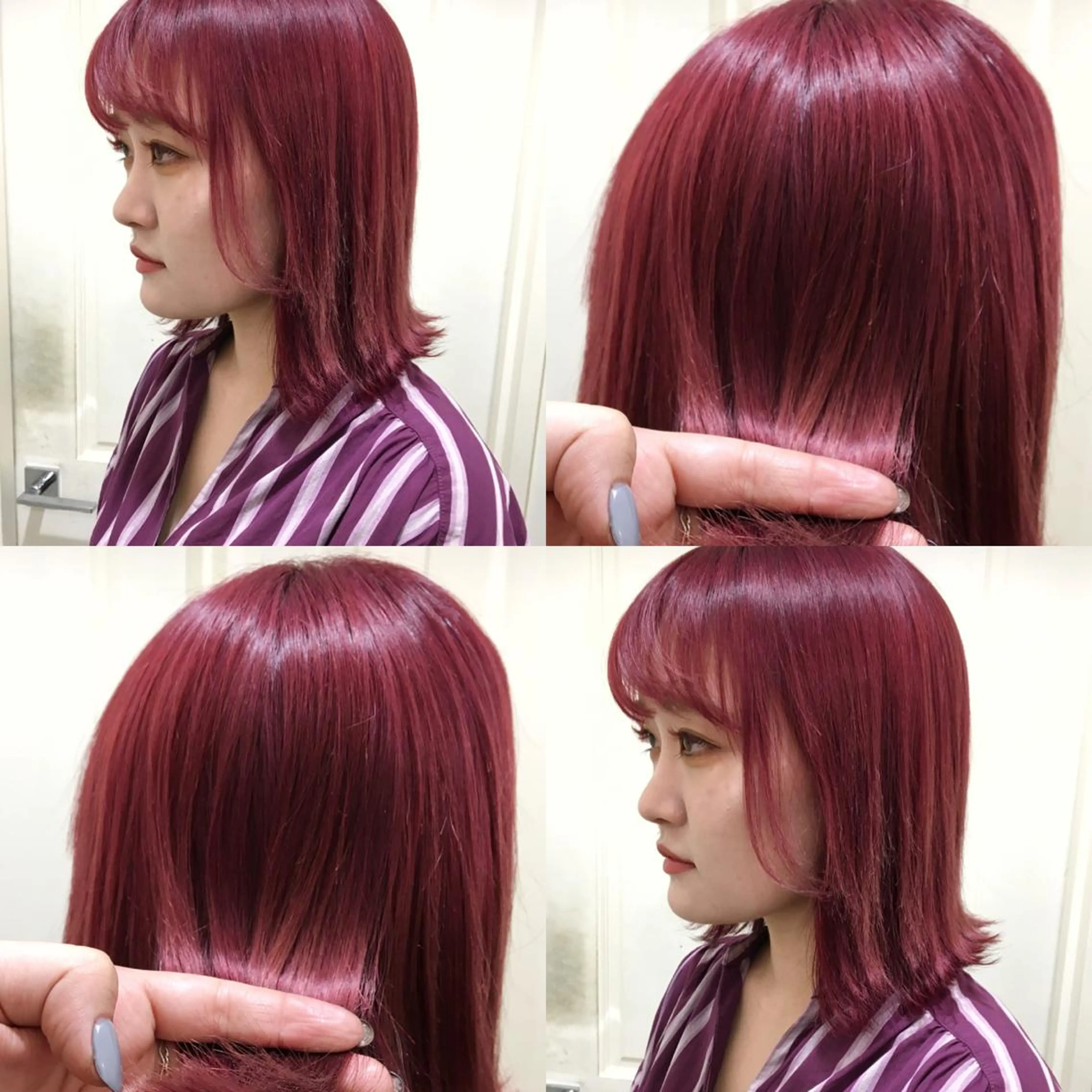 ロング カラー パーマ ヘアアレンジ メンズ キッズ ネイル マツエク・マツパ 代表🎀 ふわモテ愛 され髪🩷yumiのヘアスタイル