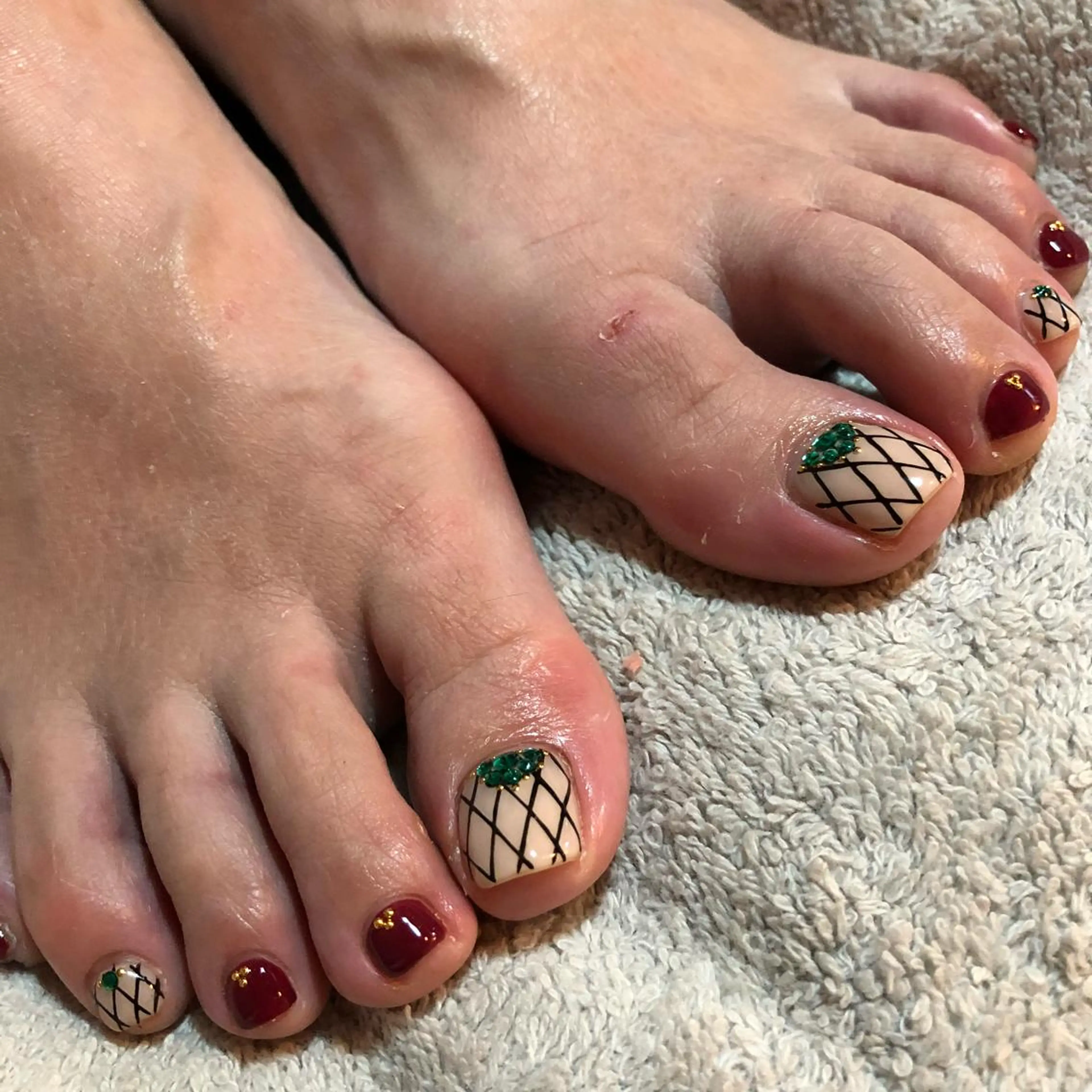 ネイル フットネイル g-up nail所属・米田 律子のネイルデザイン