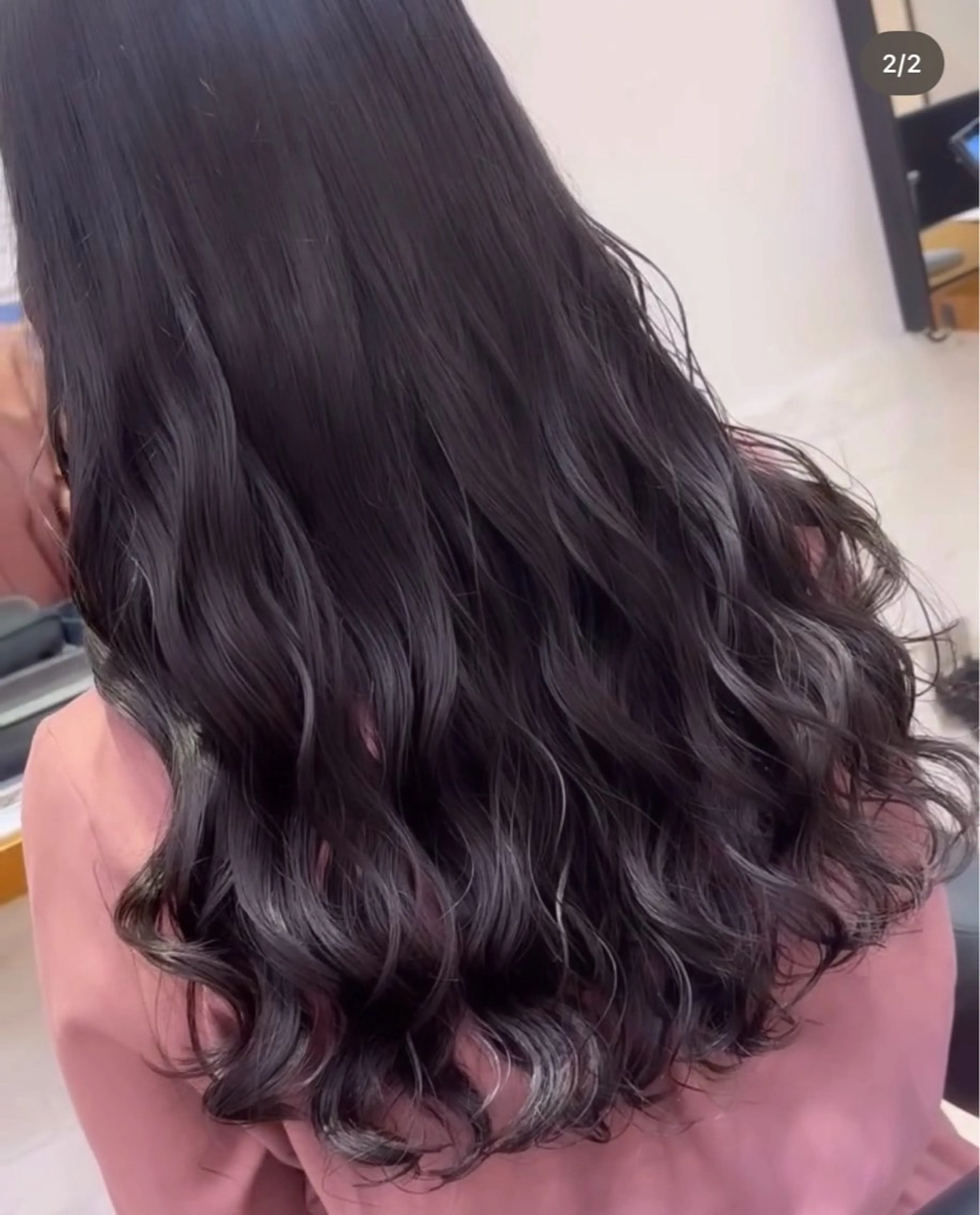 ロング パーマ ⭐︎ミディアム 深井朱莉⭐︎のヘアスタイル