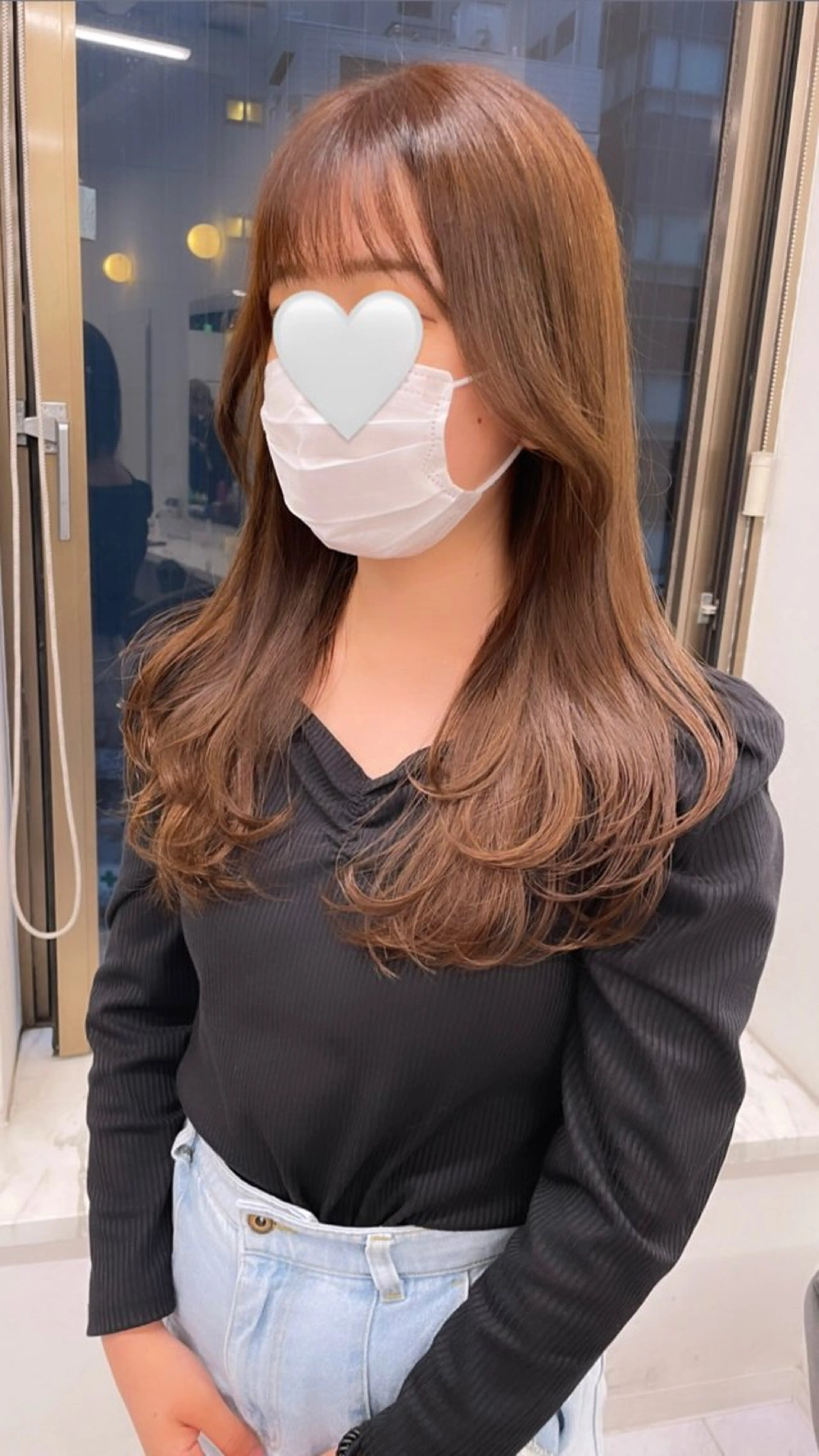 【透明感カラー】ブリーチなしダブルカラー➕レイヤーカット➕コラーゲンたっぷりトリートメントの写真