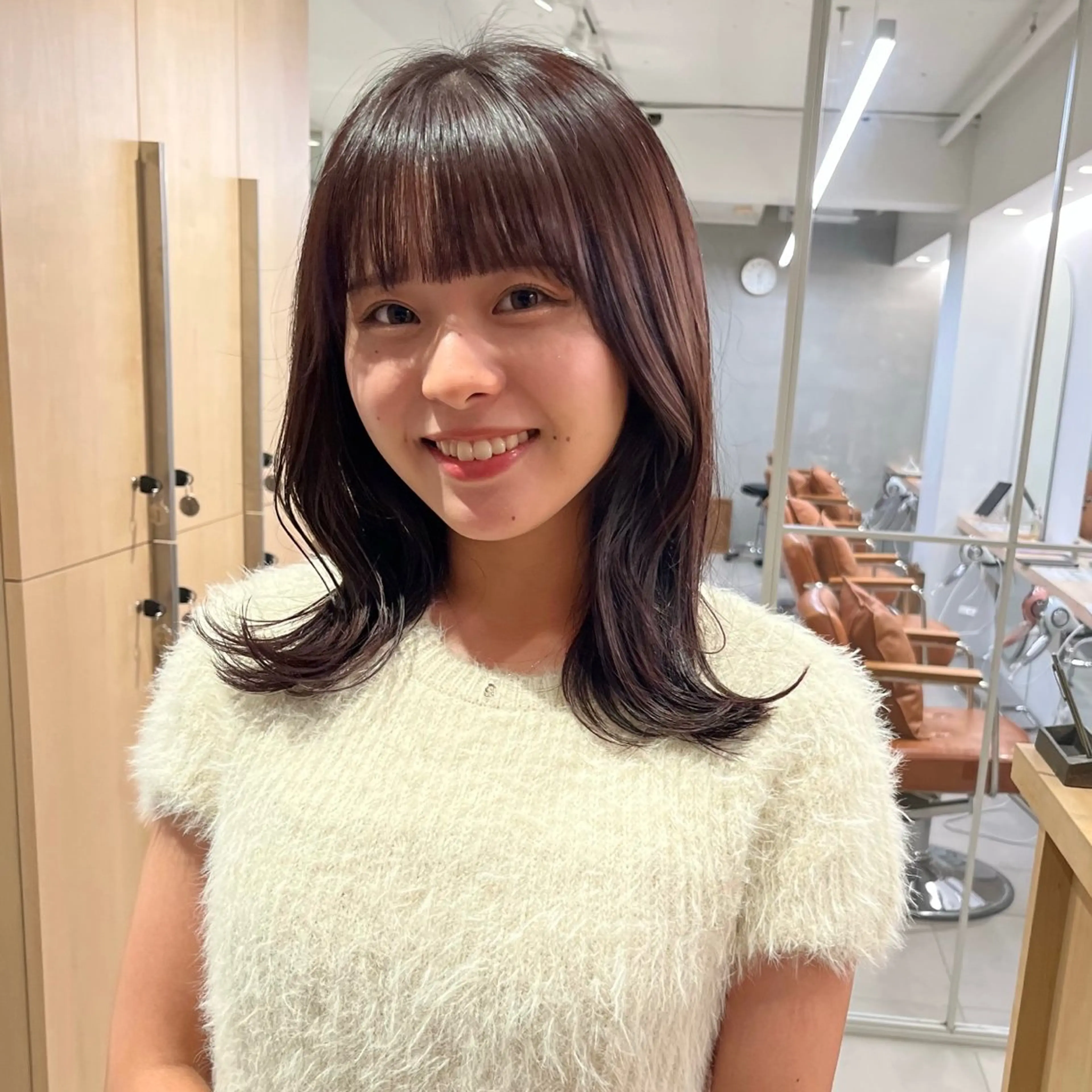 セミロング カラー お洒落パーマ/ボブ ❄️Tomoka❄️のヘアスタイル