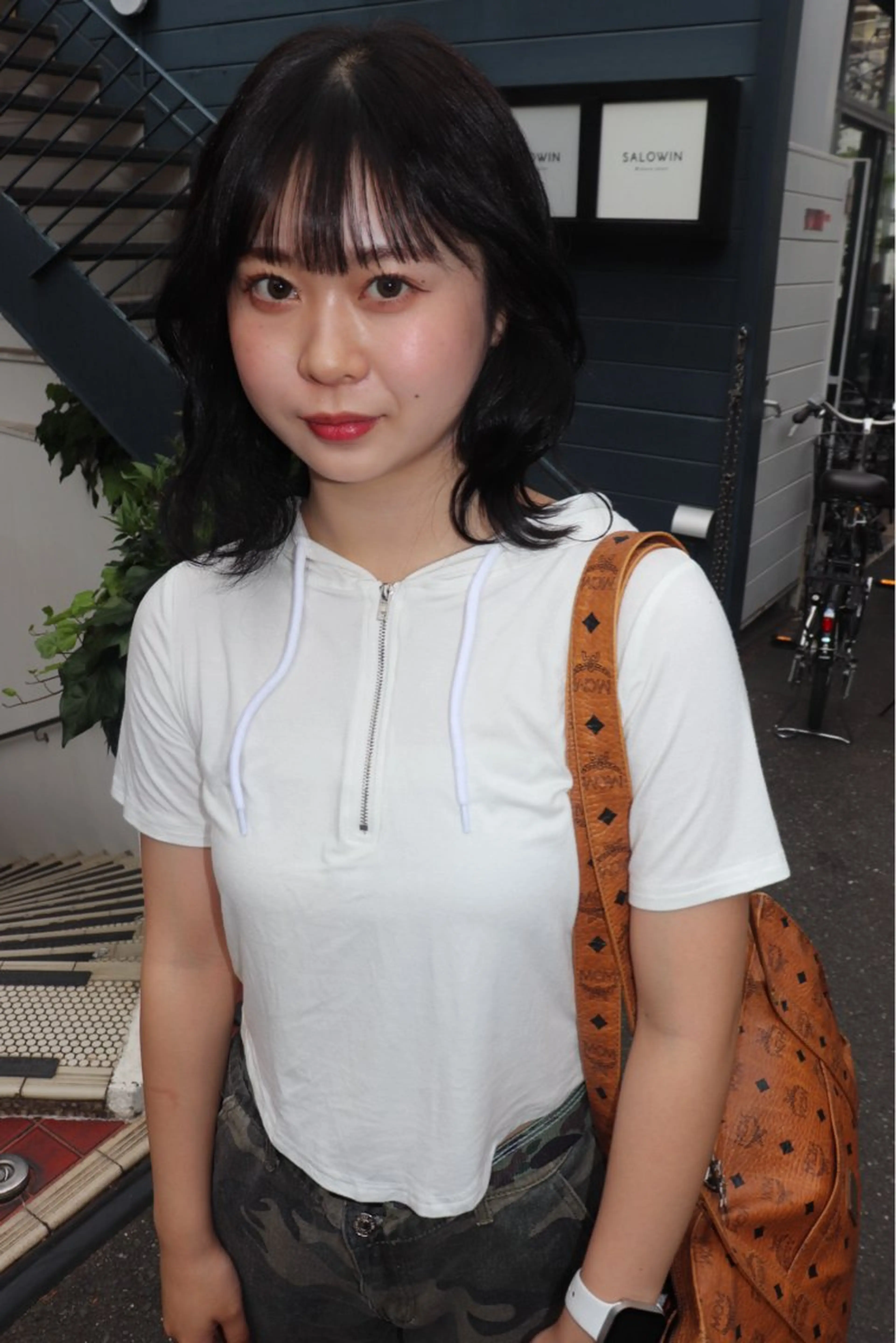 ミディアム カラー ヘアアレンジ @kyoniyy KYONIのヘアスタイル