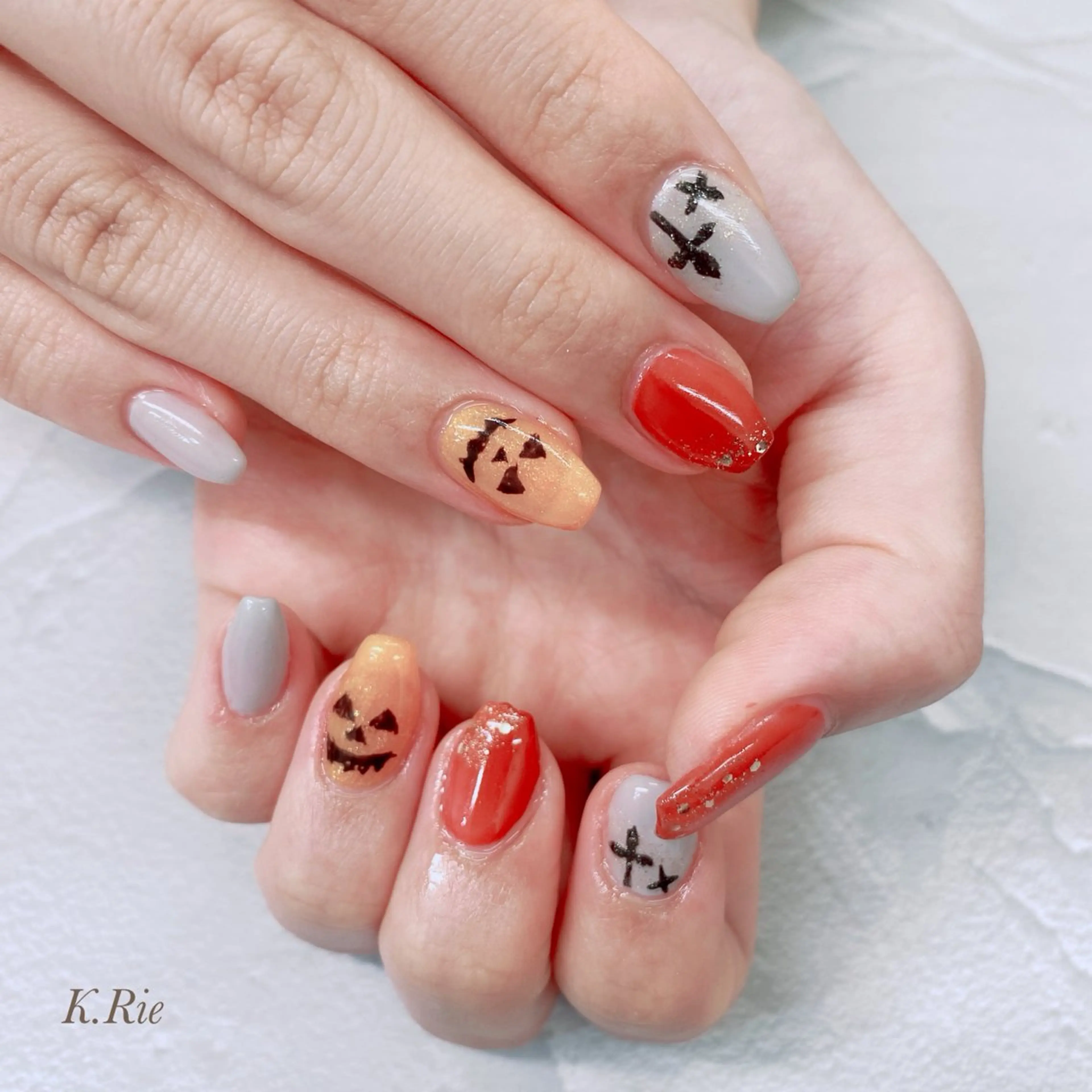 ネイル K. Rie minion 北浦和のネイルデザイン