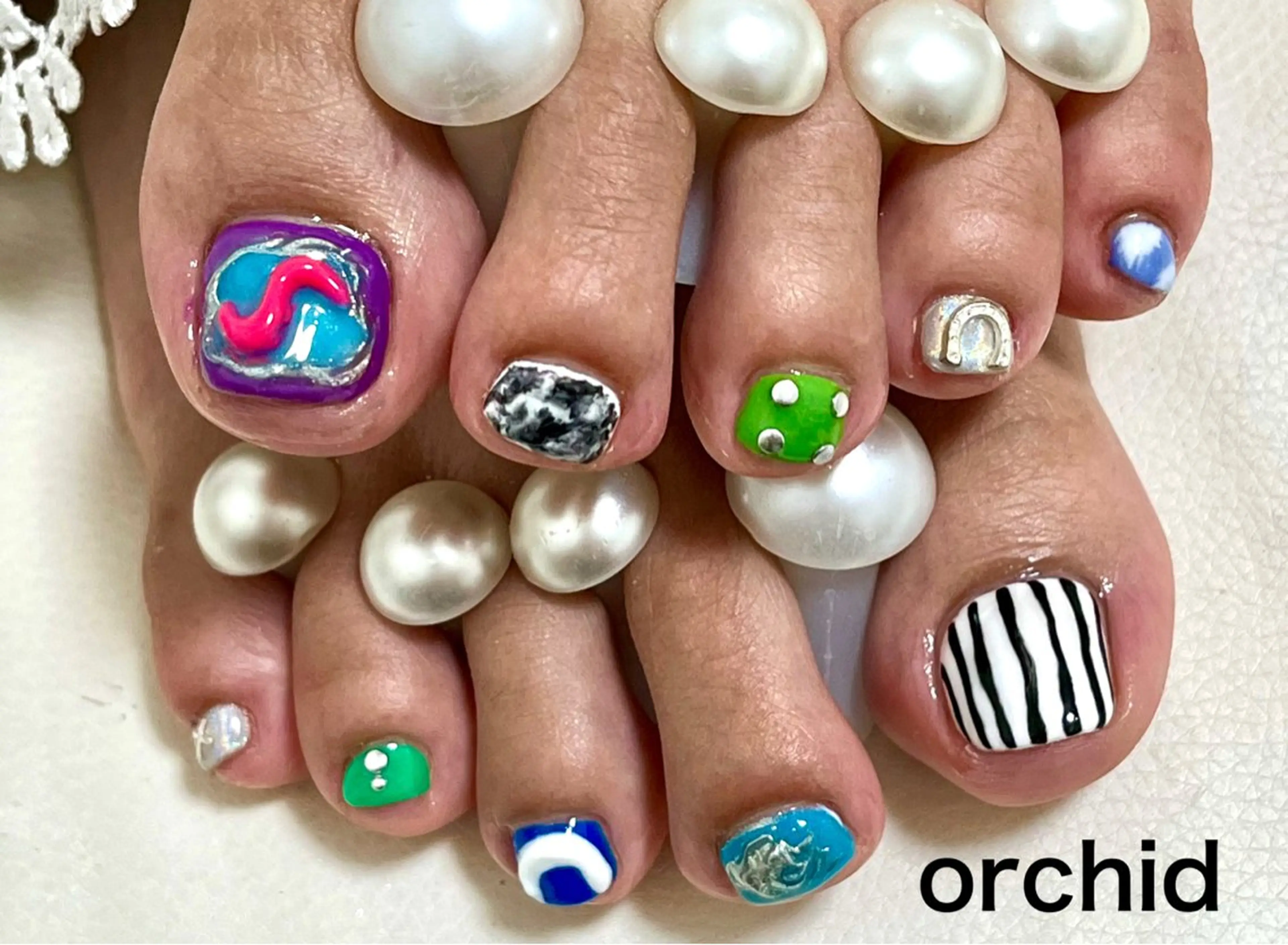 ネイル orchid ♡オーキッドのネイルデザイン