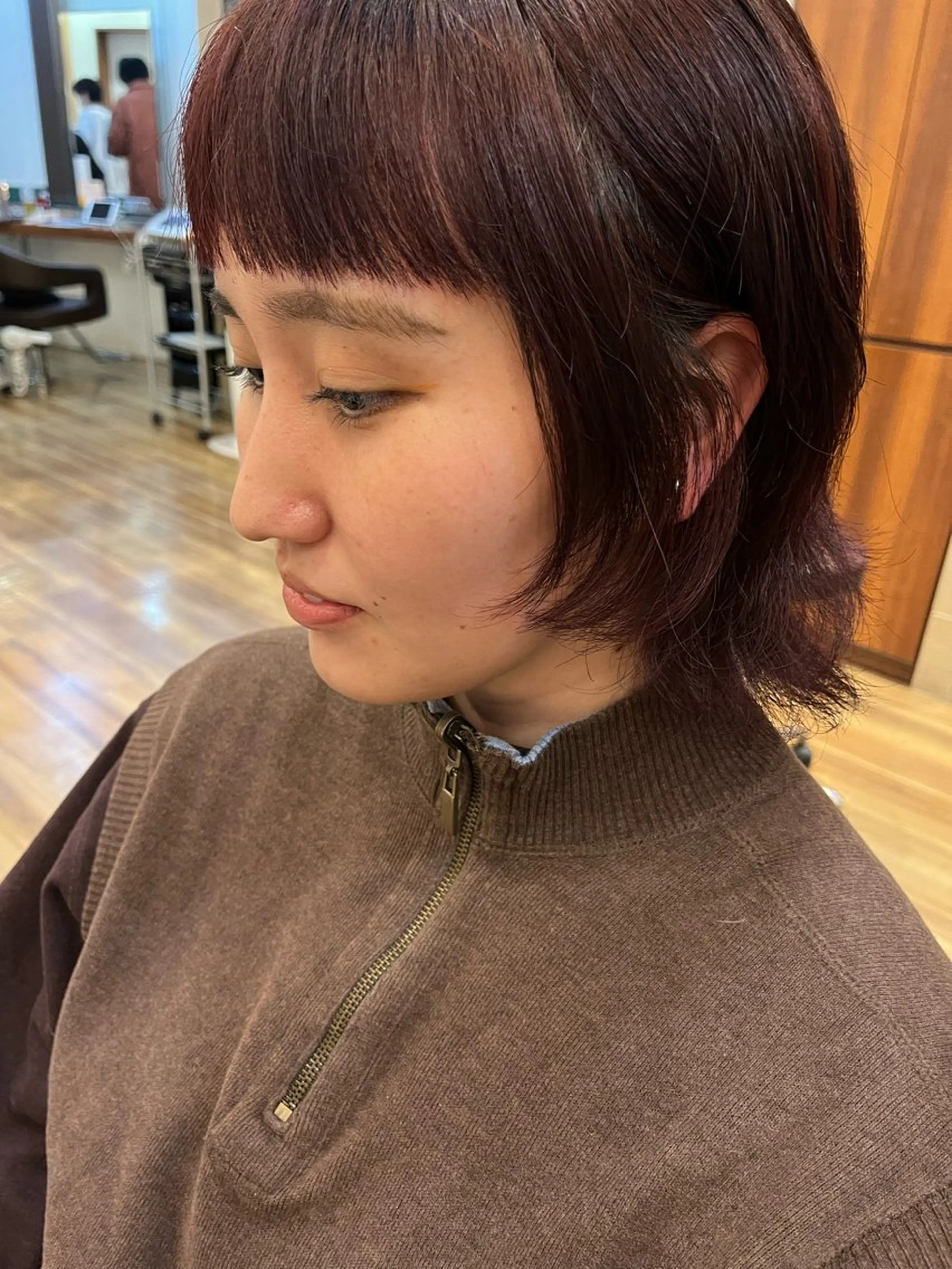 ショート カラー すばる/縮毛矯正 /似合わせカラーのヘアスタイル