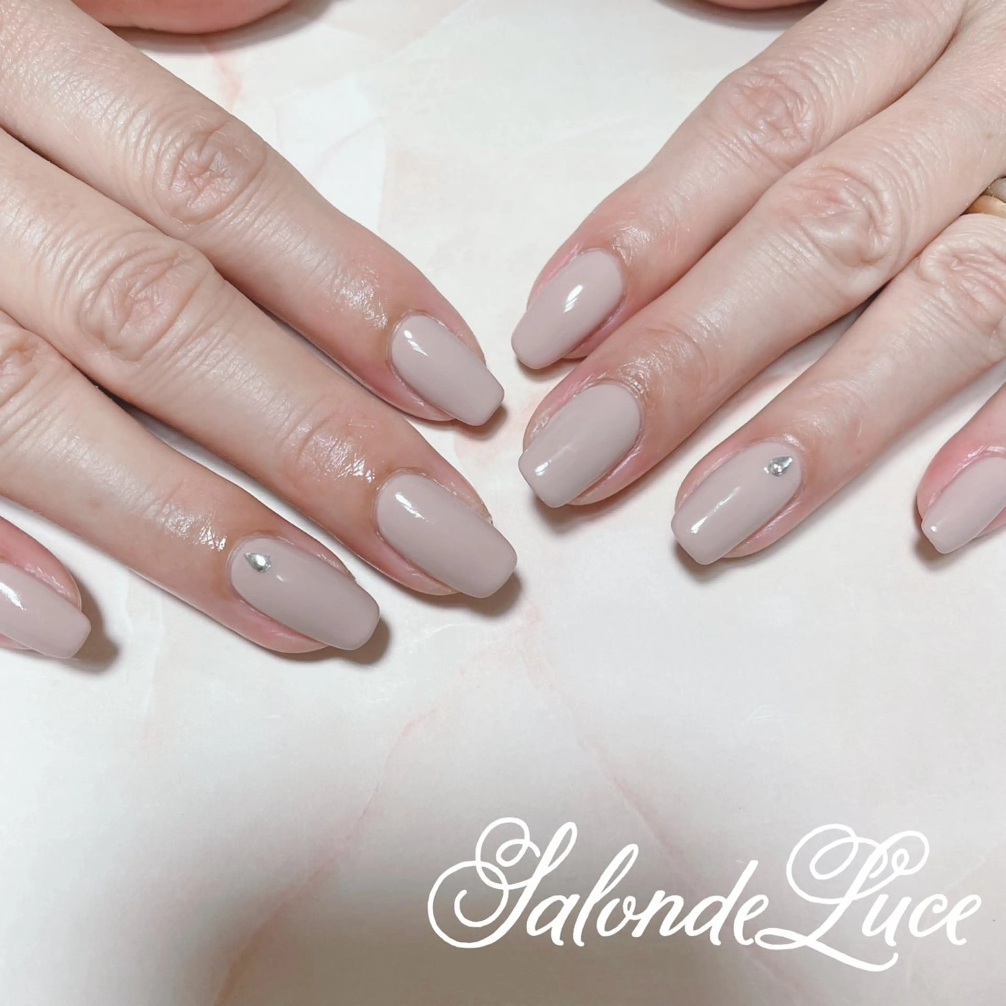 ネイル ワンカラーネイル Salon de Luceのネイルデザイン