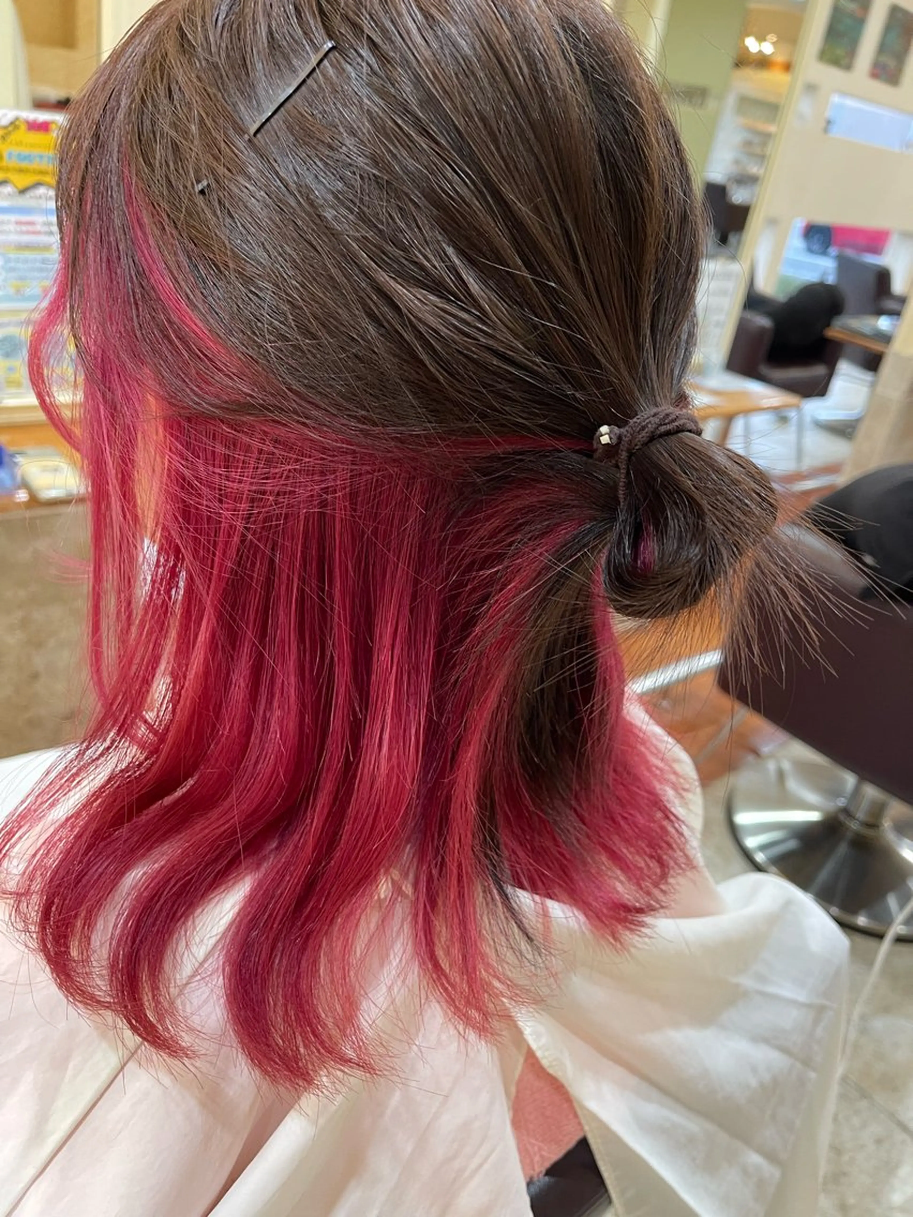 ミディアム ヘアカラー VENIRE古川店所属・端野七海 縮毛矯正のヘアスタイル