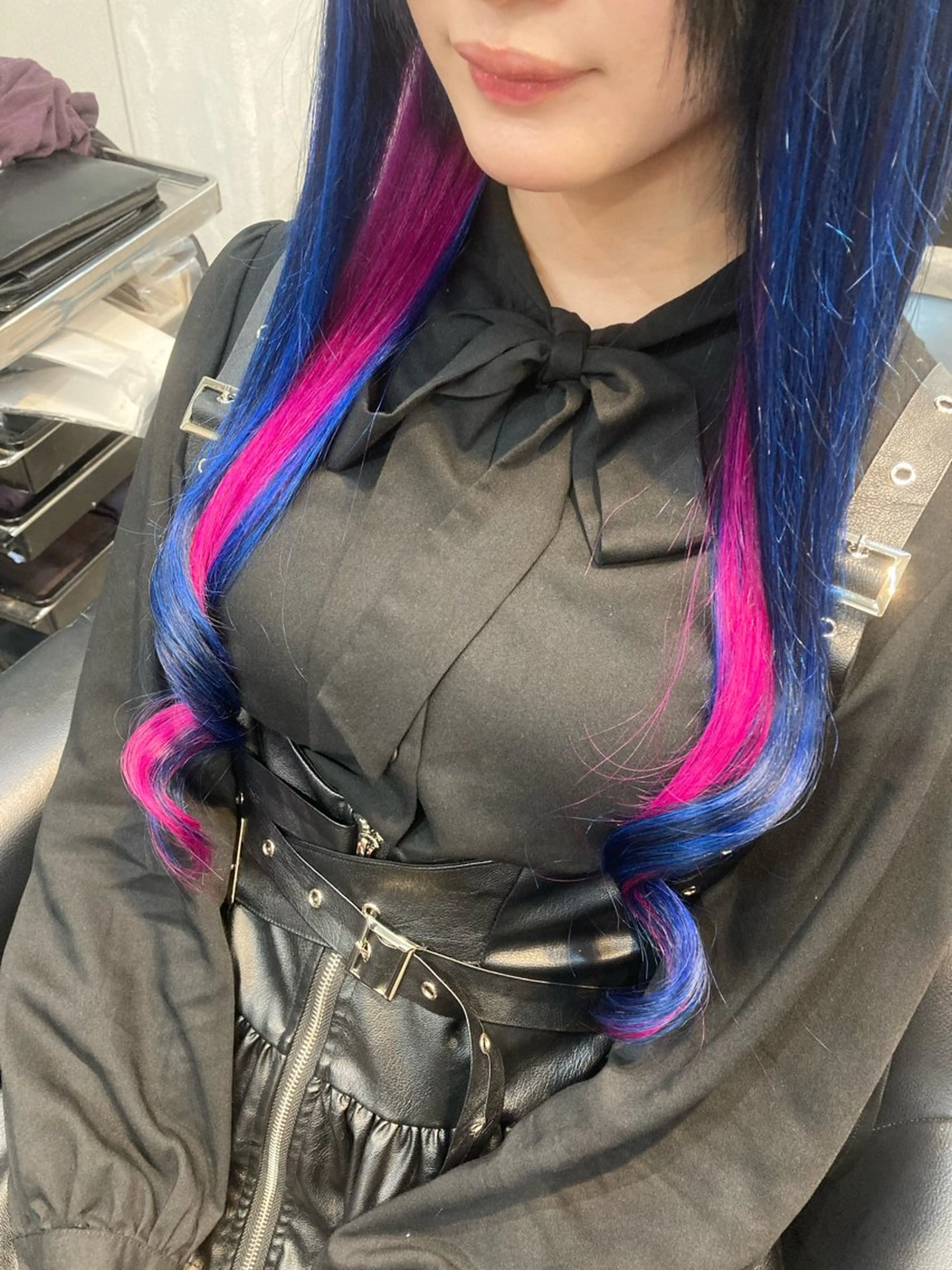 ロング カラー ヘアカラー エクステ ✨最安値✨エクステ カラー🌼つきな🌼のヘアスタイル