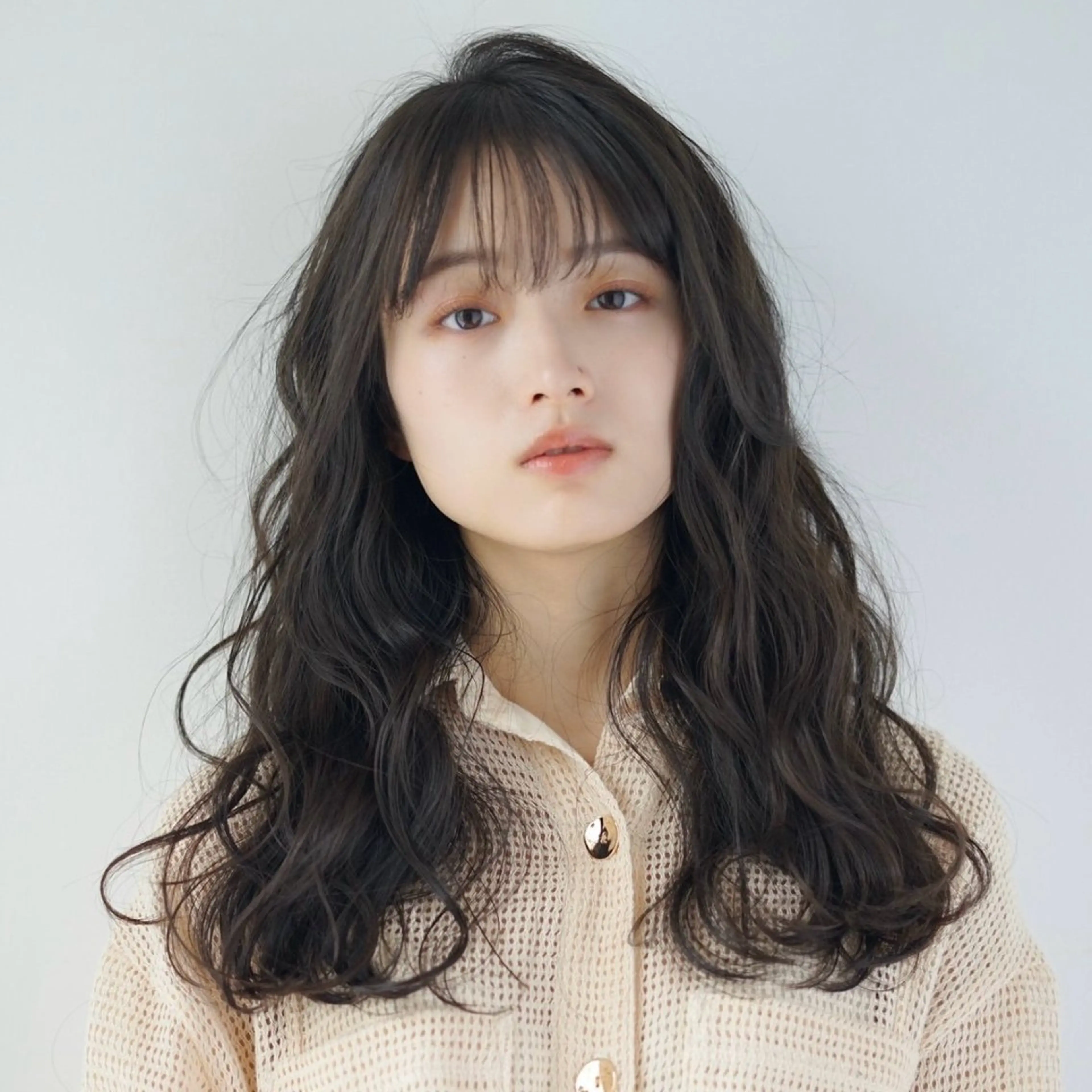 ✂️前髪&顔周りカット✂️＋🌹アイロンスタイリング仕上げ🌹【コテ巻きヘアセット/韓国風ヘアセット/ゆるふわ巻き】の写真