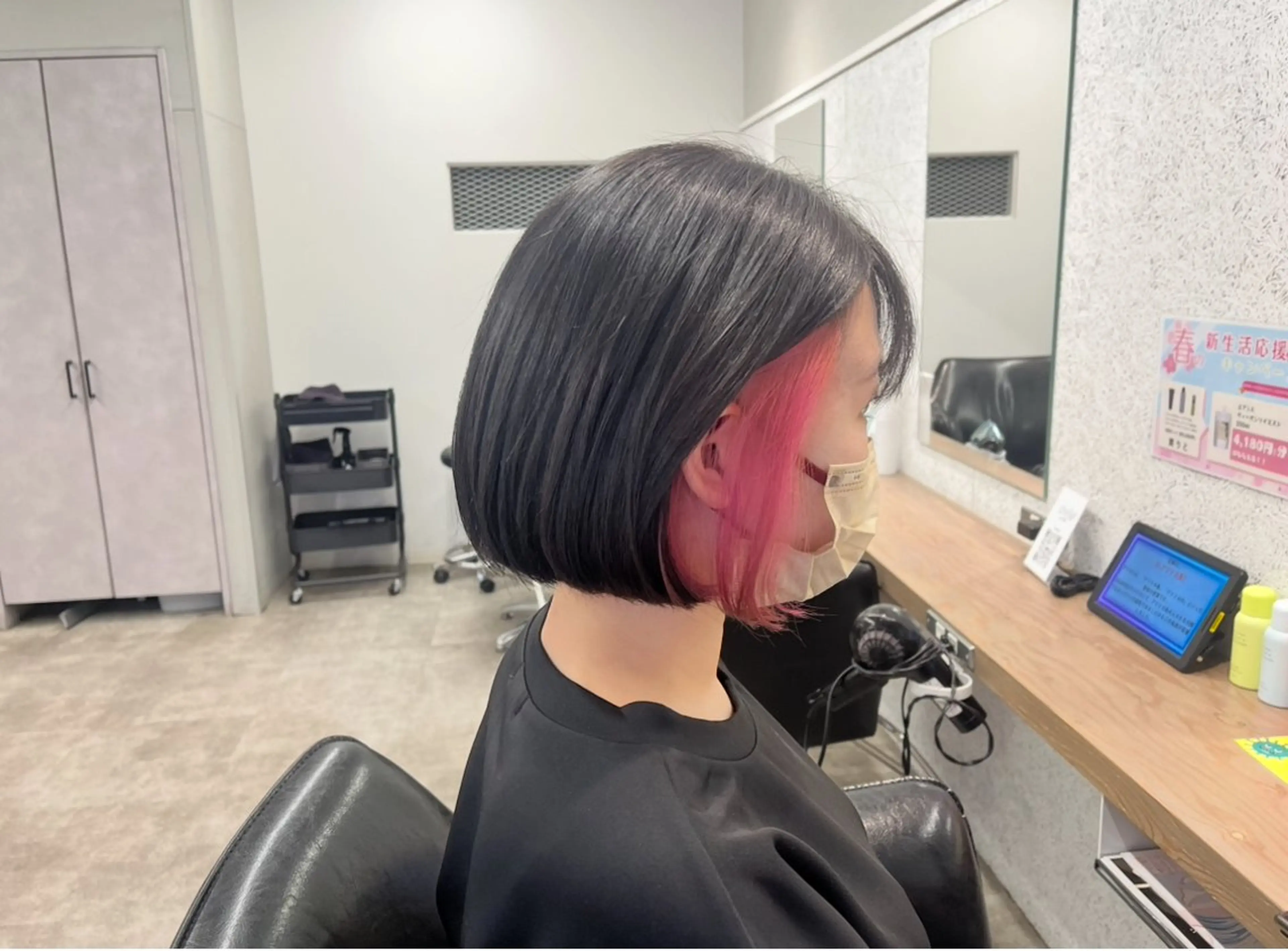 ショート カラー ヘアアレンジ 🍓艶髪/艶カラー ハイトーン/しんたにのヘアスタイル